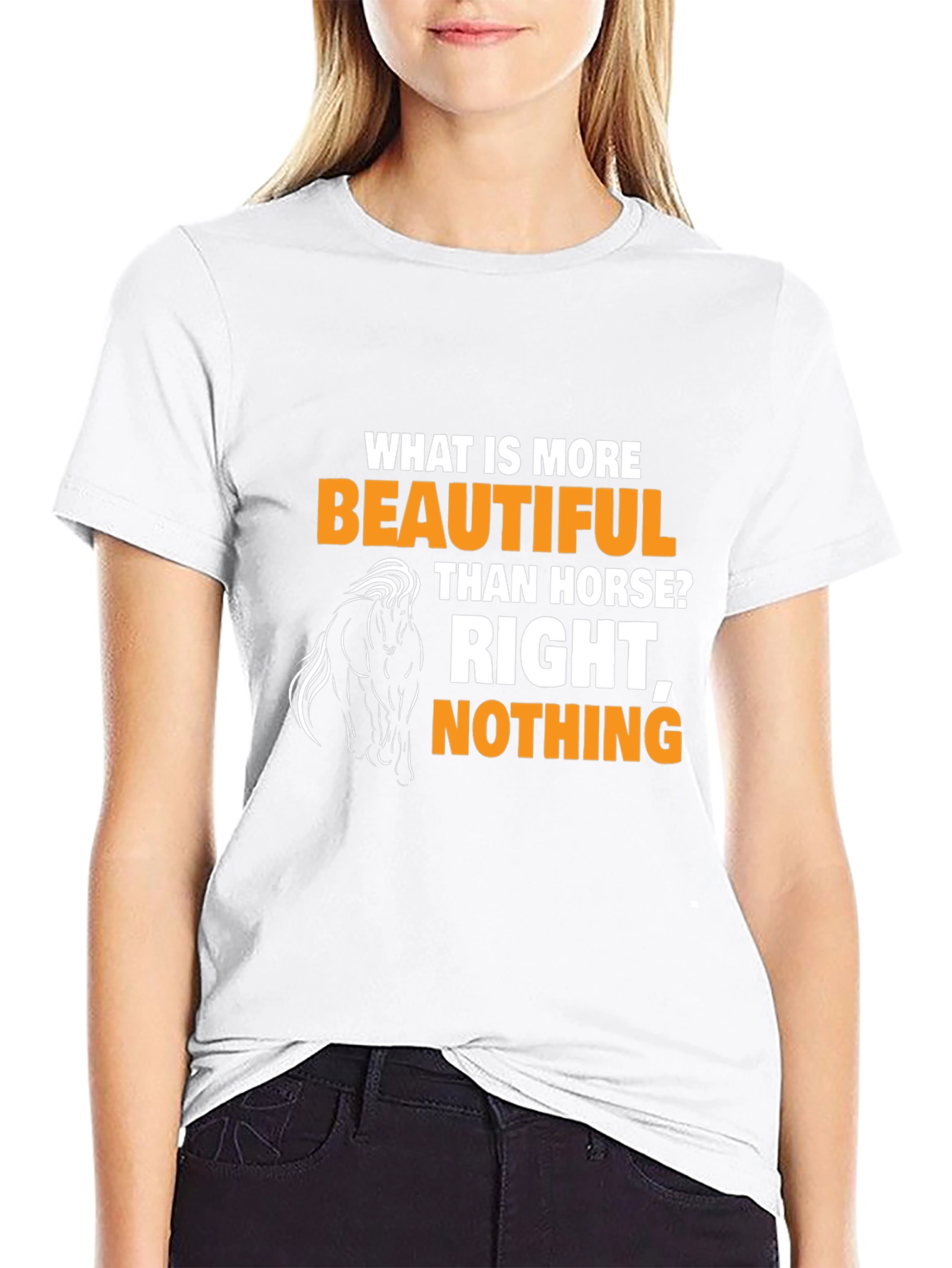 Horse Lover Graphic Tee - Right Nothing!