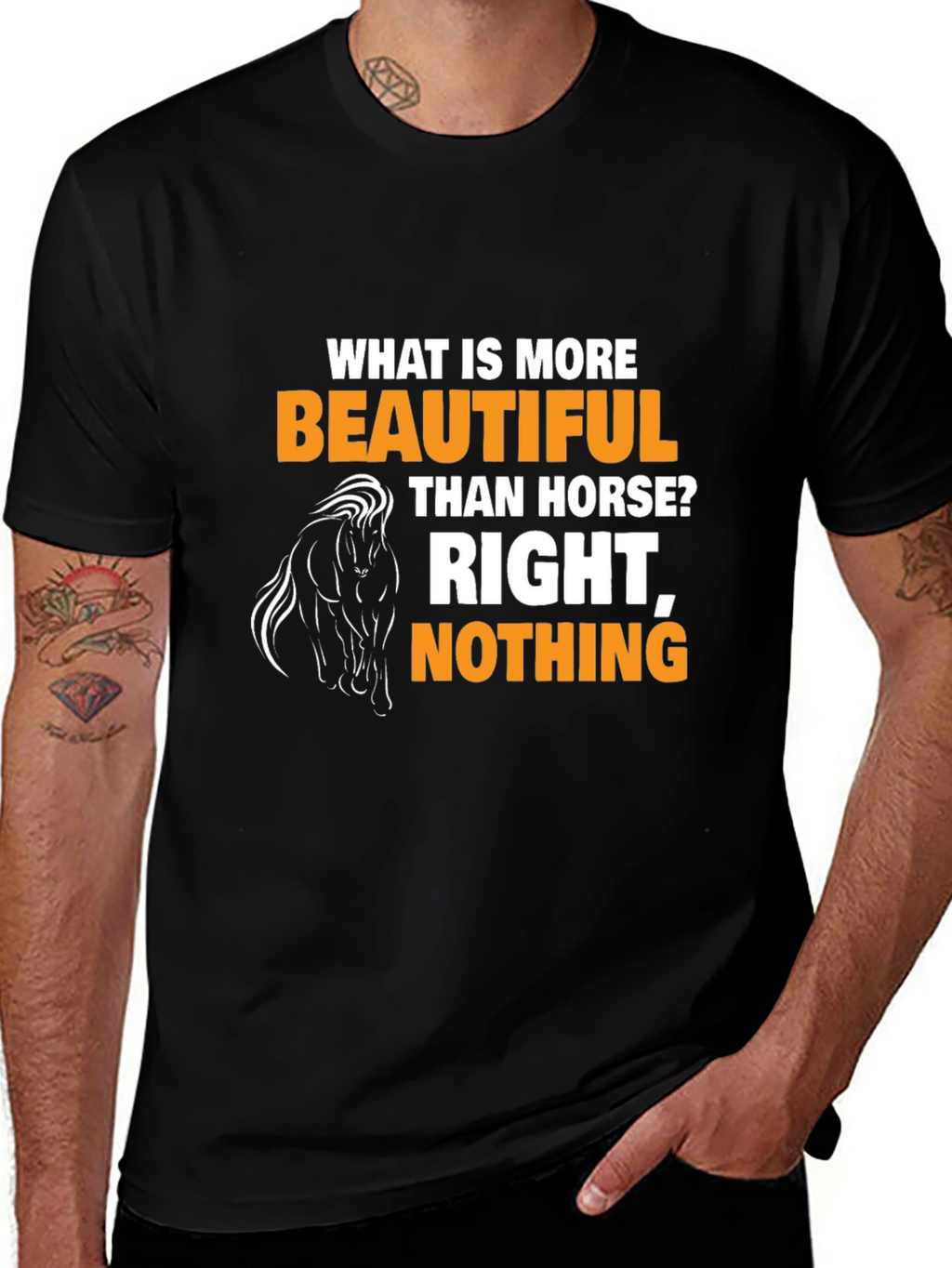 Horse Lover Graphic Tee - Right Nothing!