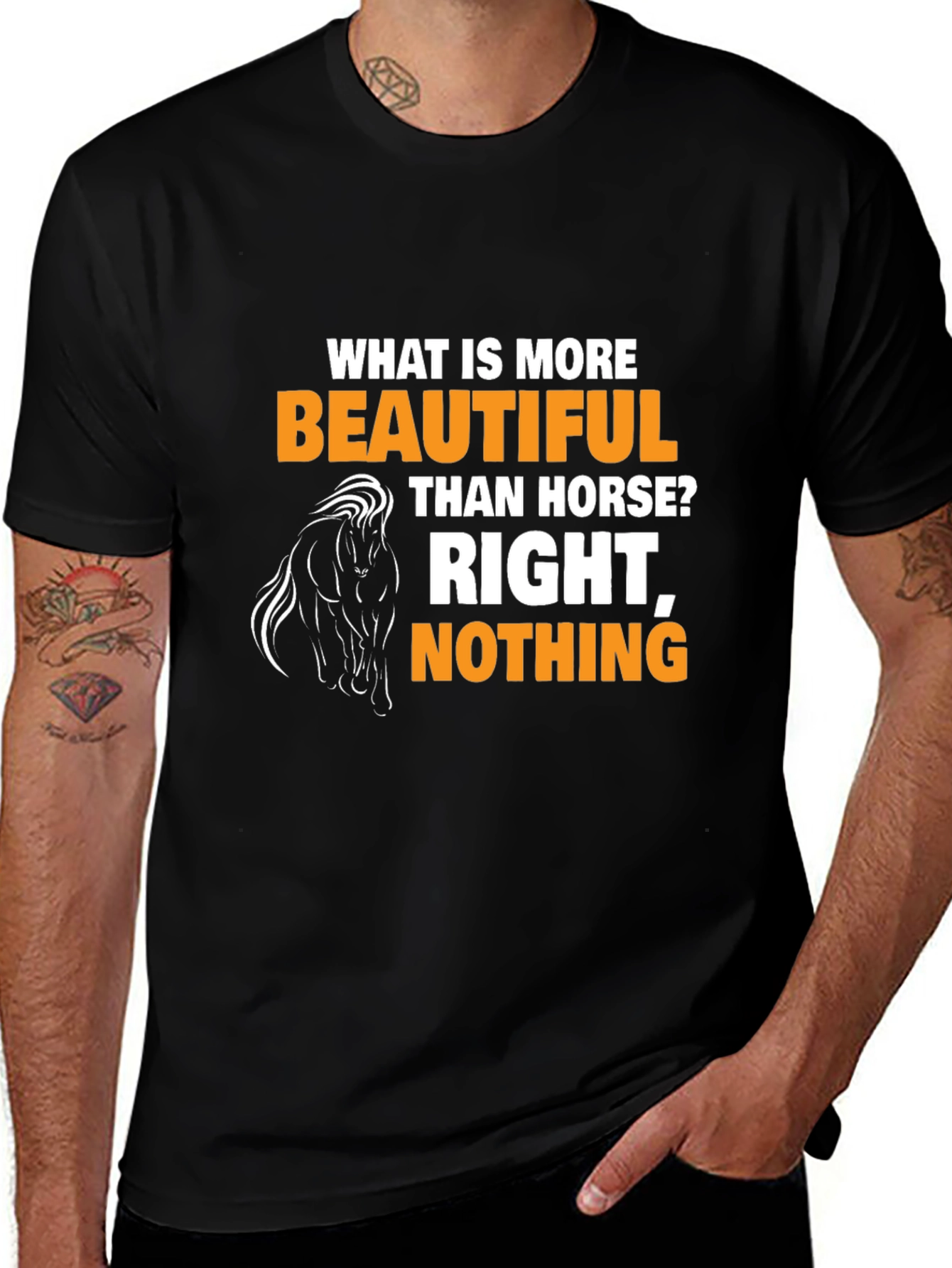 Horse Lover Graphic Tee - Right Nothing!