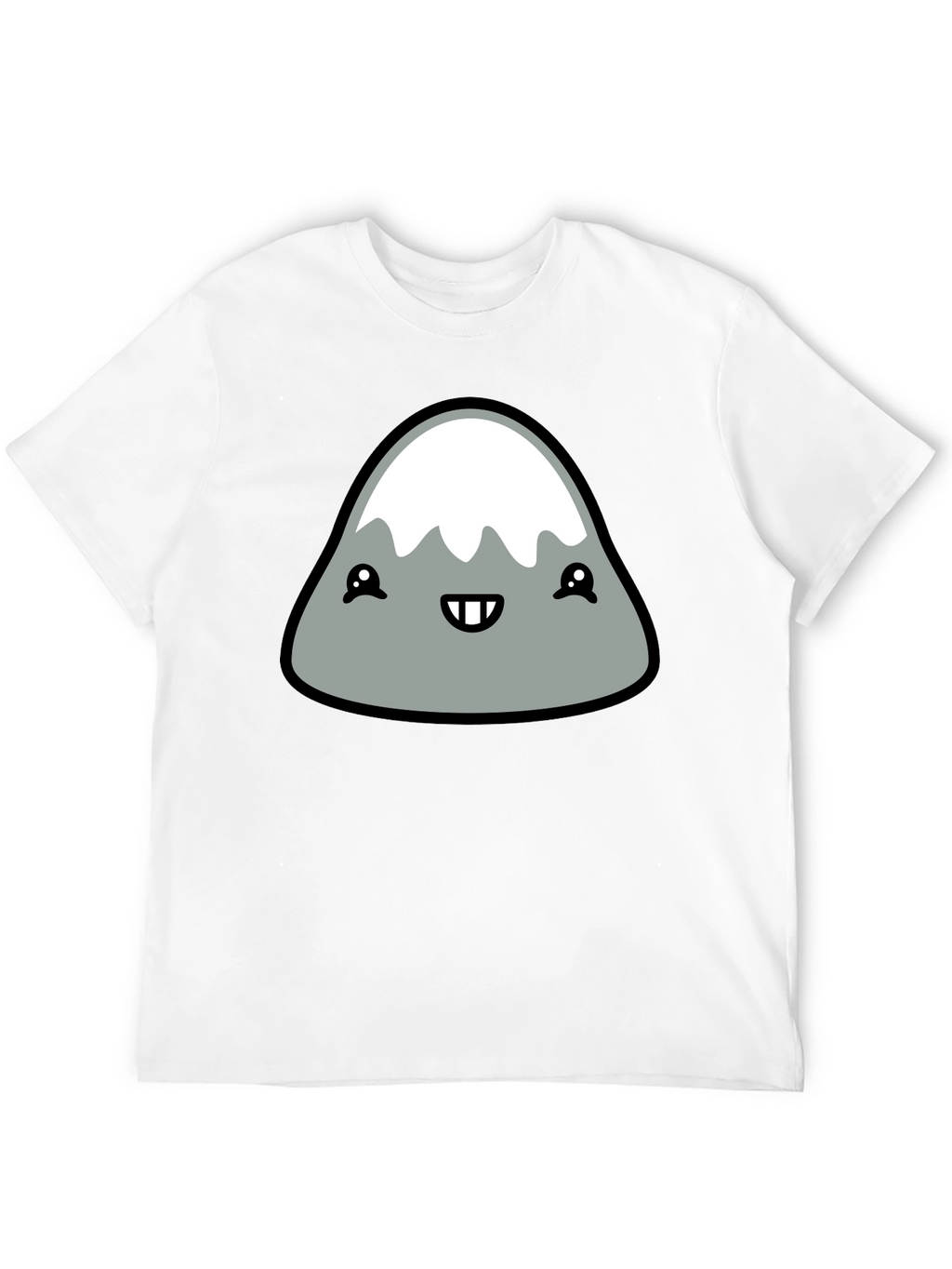 Cute Mountain Graphic Tee - Black T-Shirt