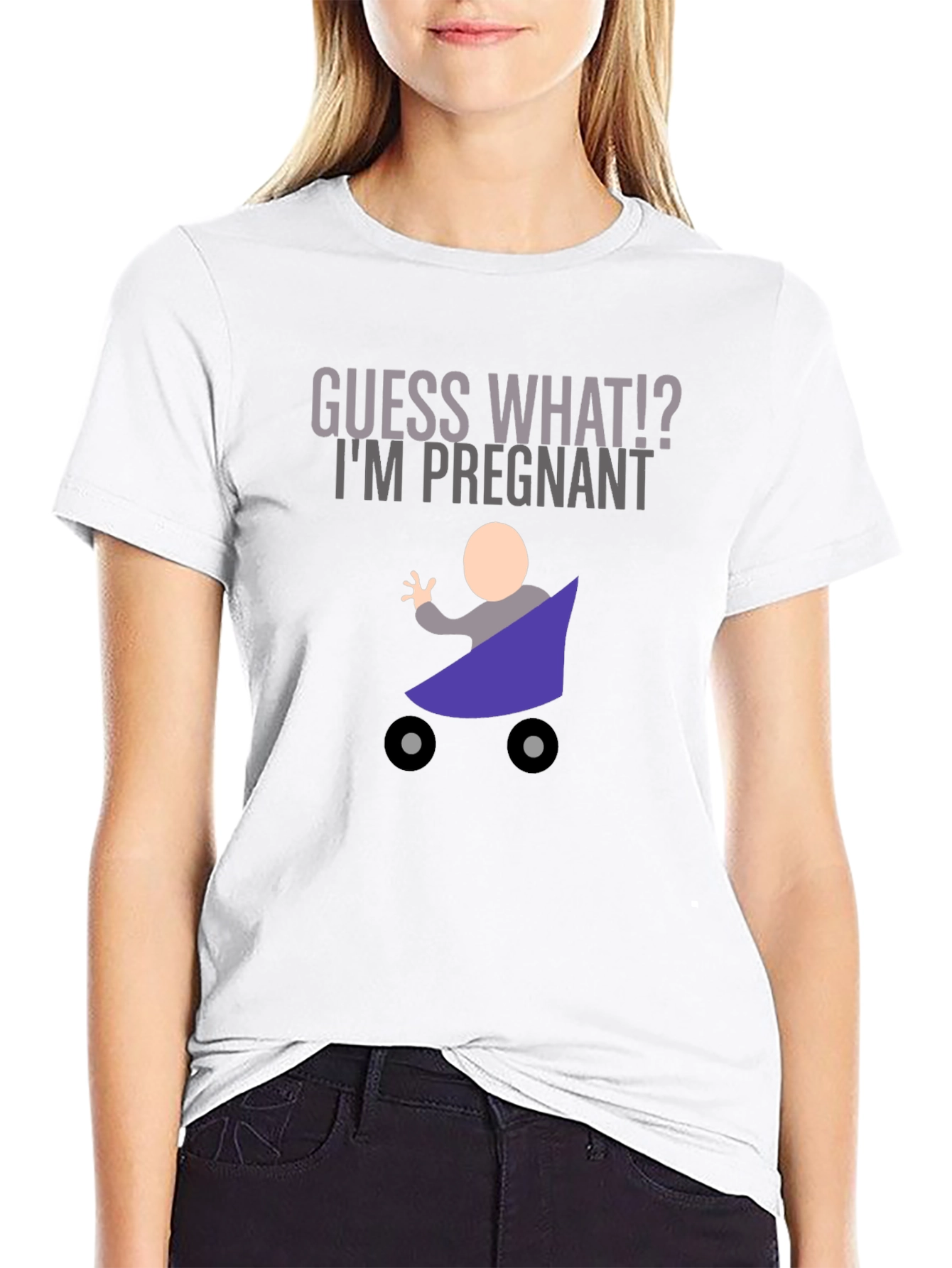 Guess What Im Pregnant T-Shirt Funny New Dad Shirt