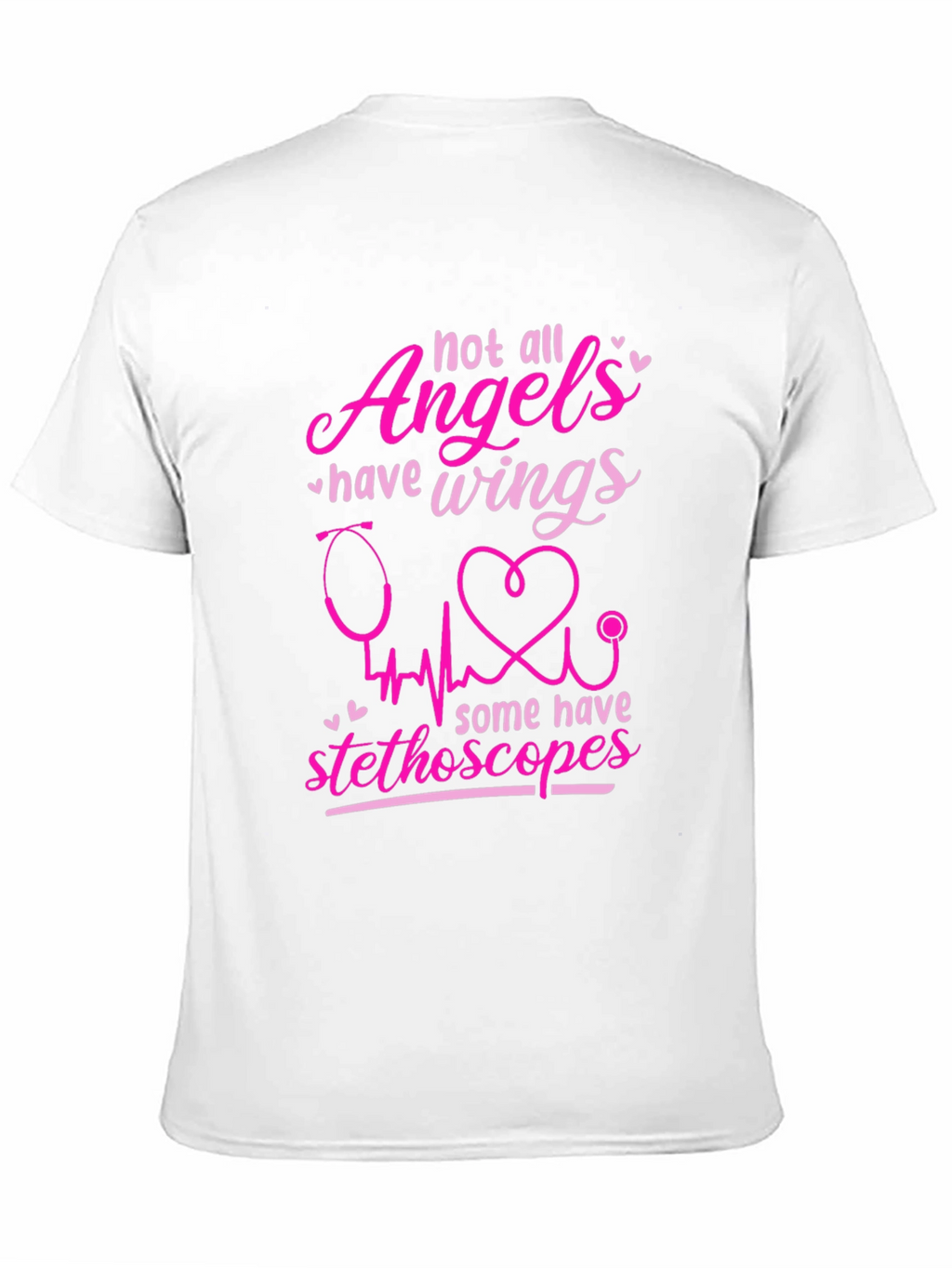 Angel Stethoscope Graphic Tee - Nurse Appreciation