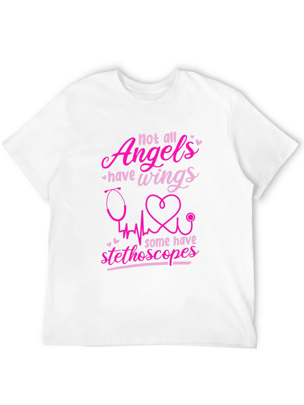 Angel Stethoscope Graphic Tee - Nurse Appreciation