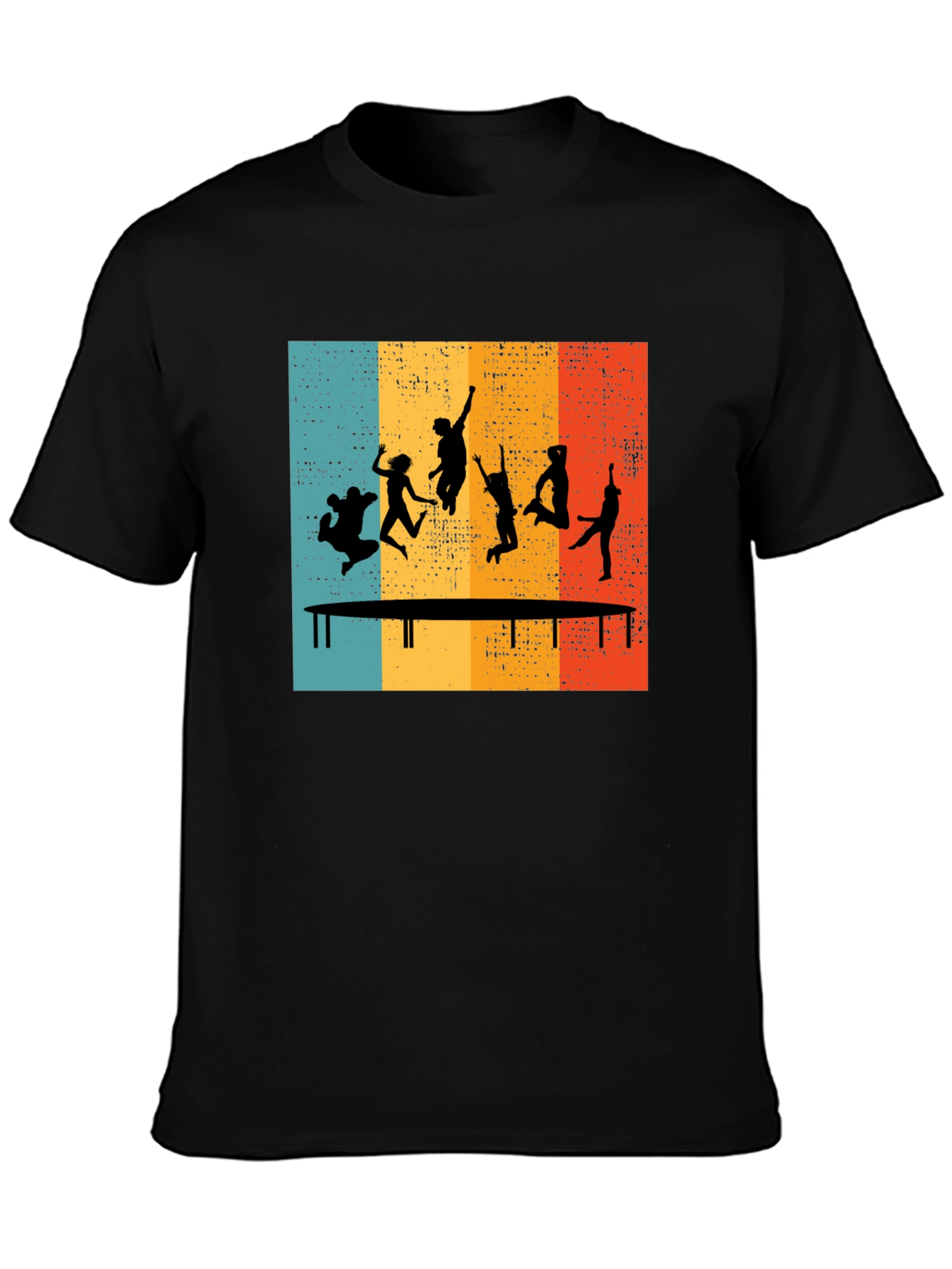 Retro Trampoline Jumping T-Shirt