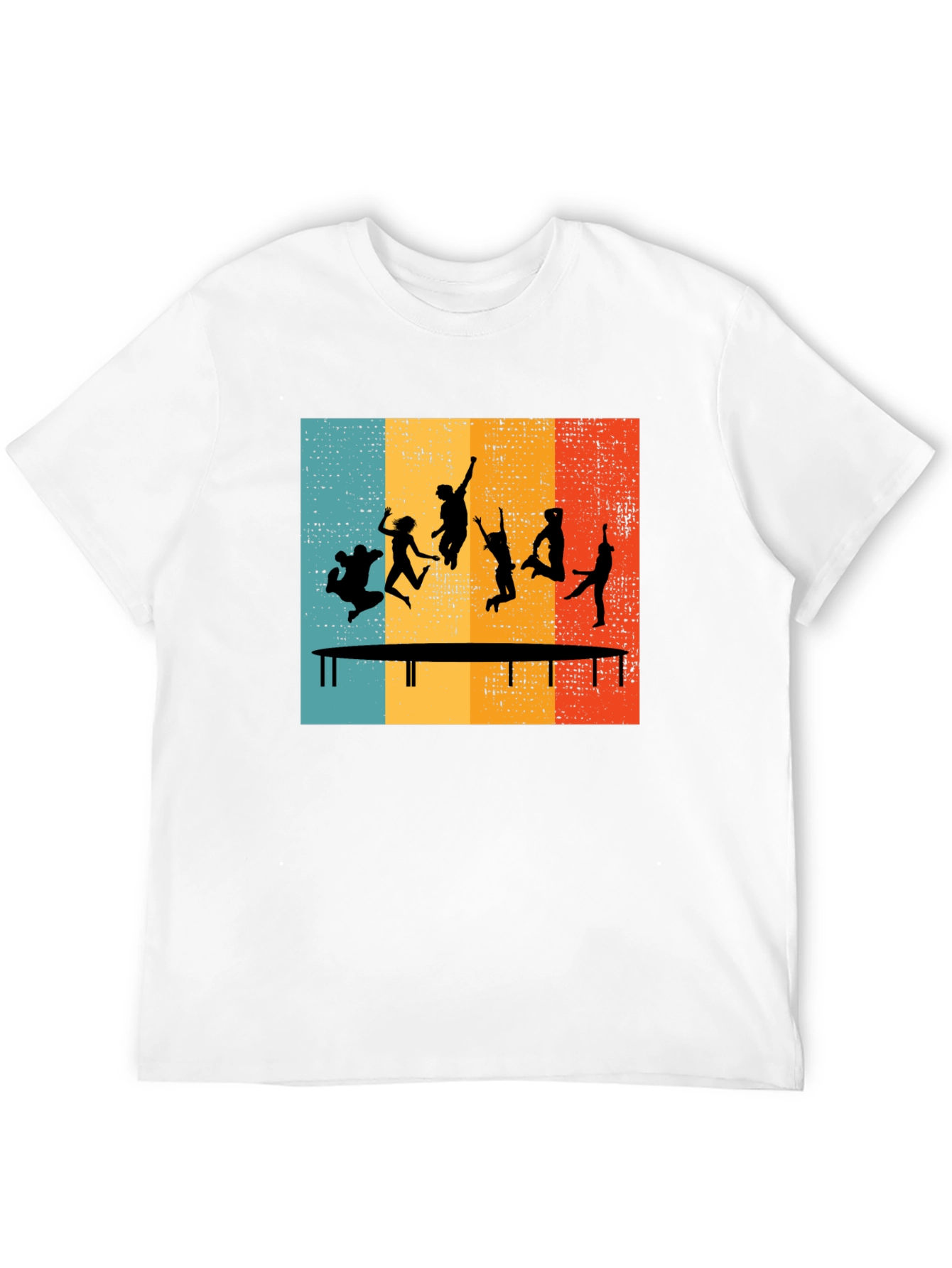 Retro Trampoline Jumping T-Shirt