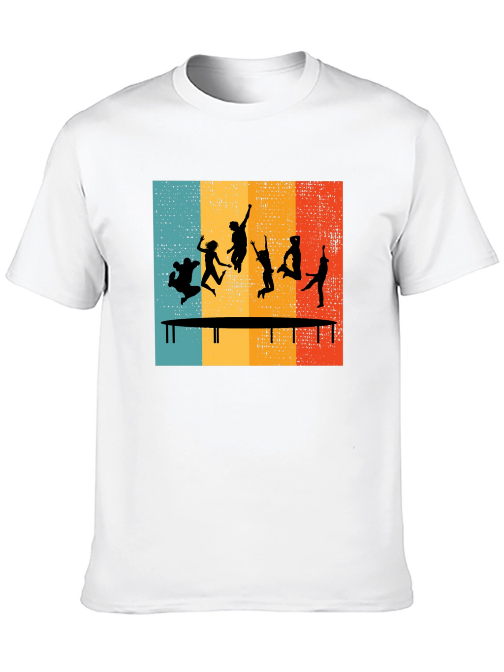 Retro Trampoline Jumping T-Shirt