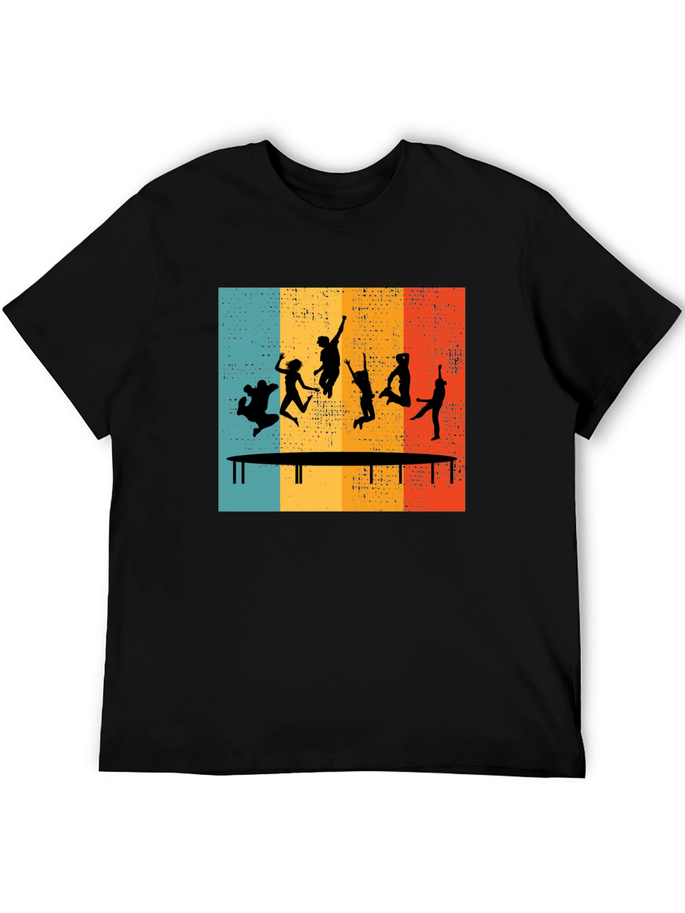 Retro Trampoline Jumping T-Shirt