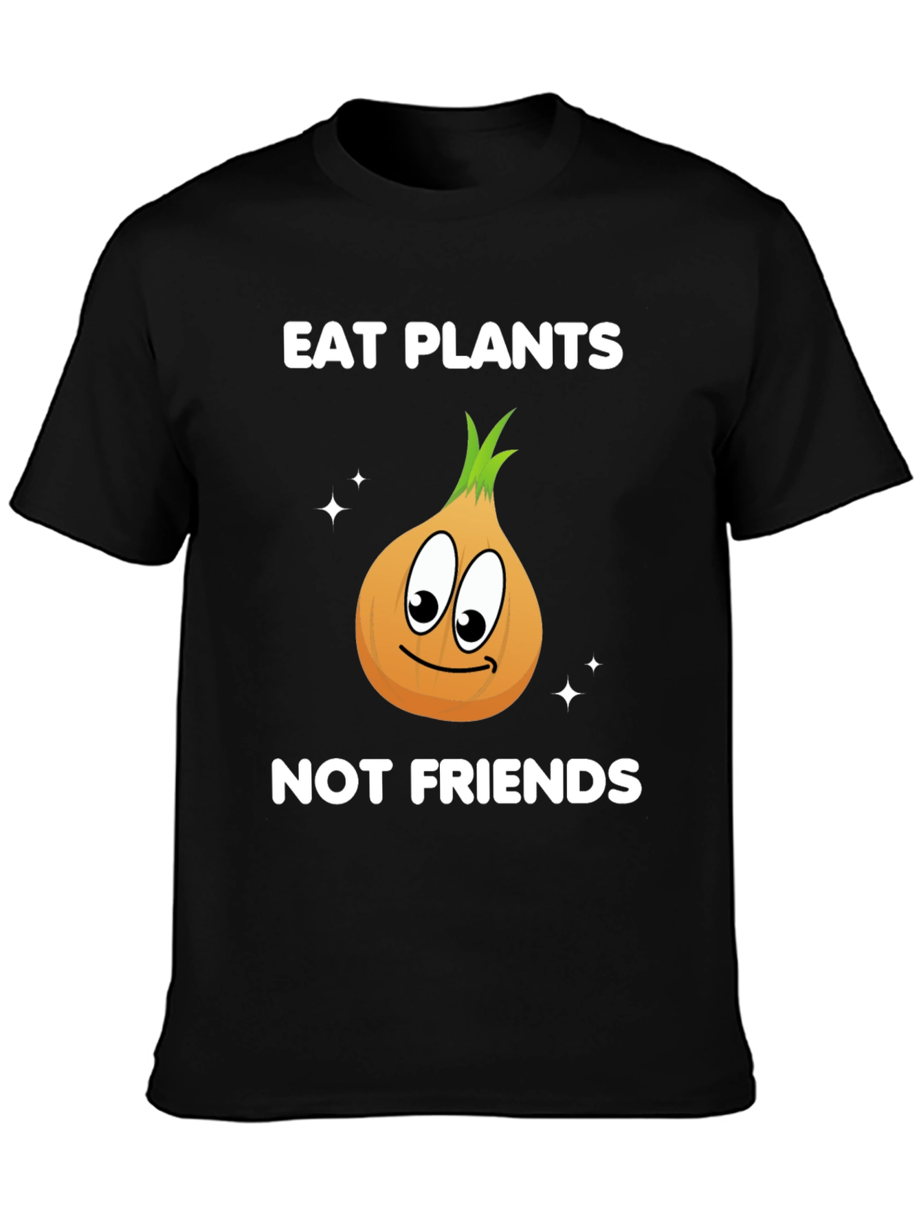 Eat Plants Not Friends Vegan Graphic T-Shirt