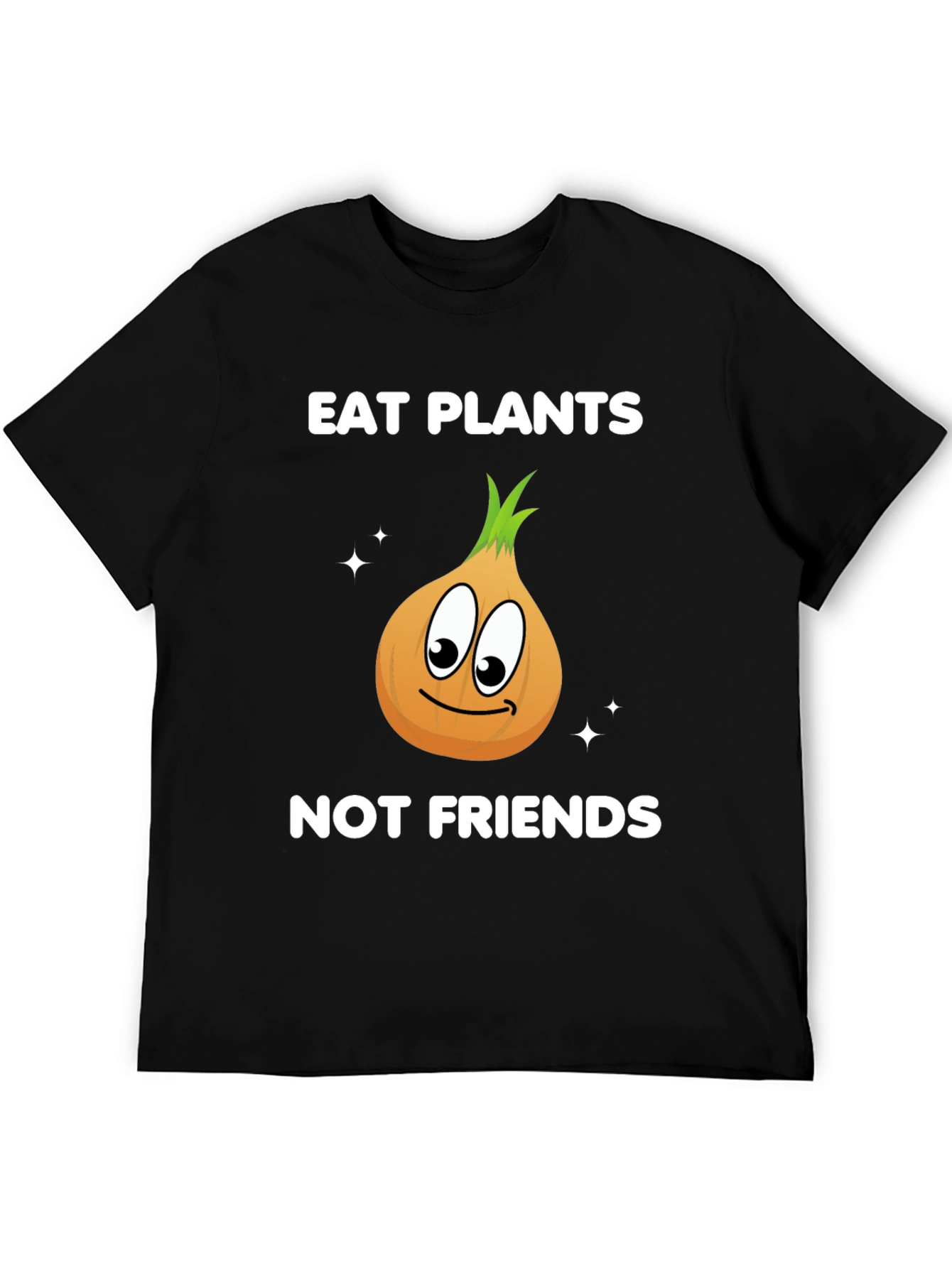 Eat Plants Not Friends Vegan Graphic T-Shirt