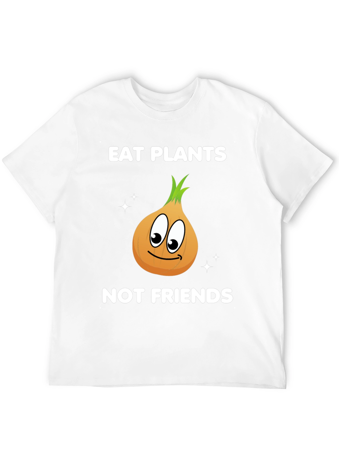 Eat Plants Not Friends Vegan Graphic T-Shirt