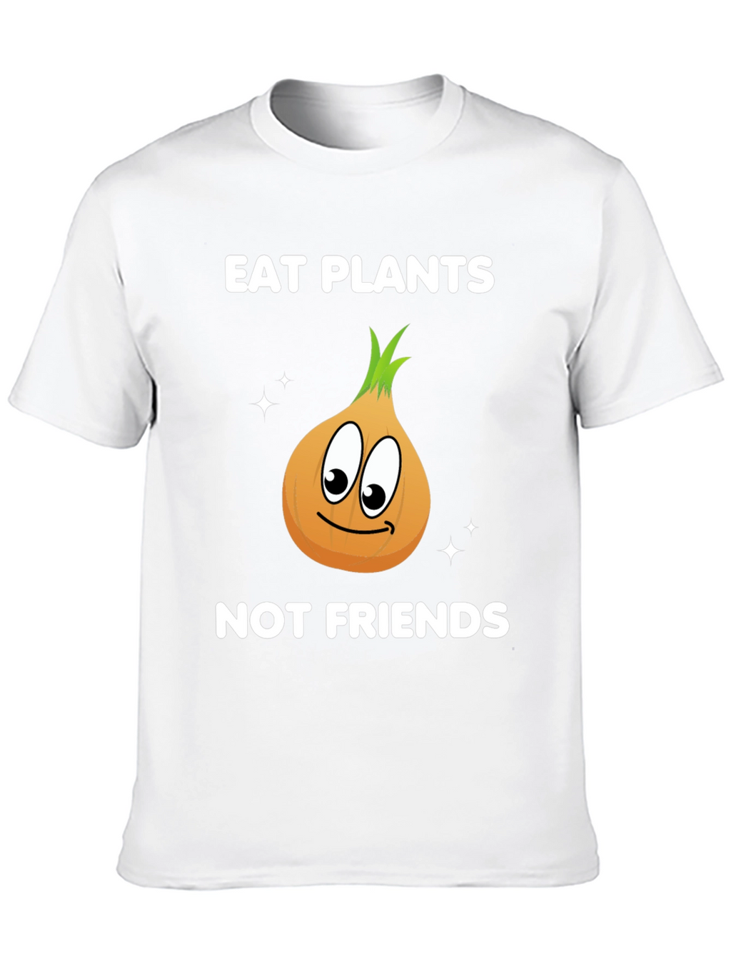 Eat Plants Not Friends Vegan Graphic T-Shirt