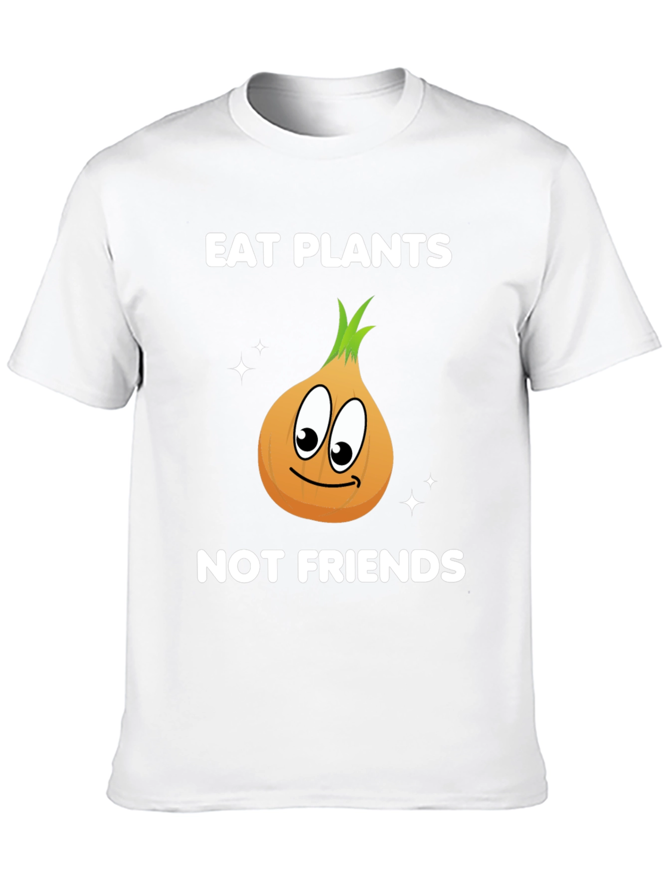 Eat Plants Not Friends Vegan Graphic T-Shirt