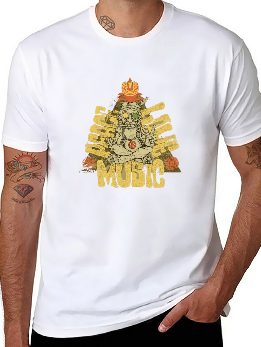 Black Hippie Music T-Shirt