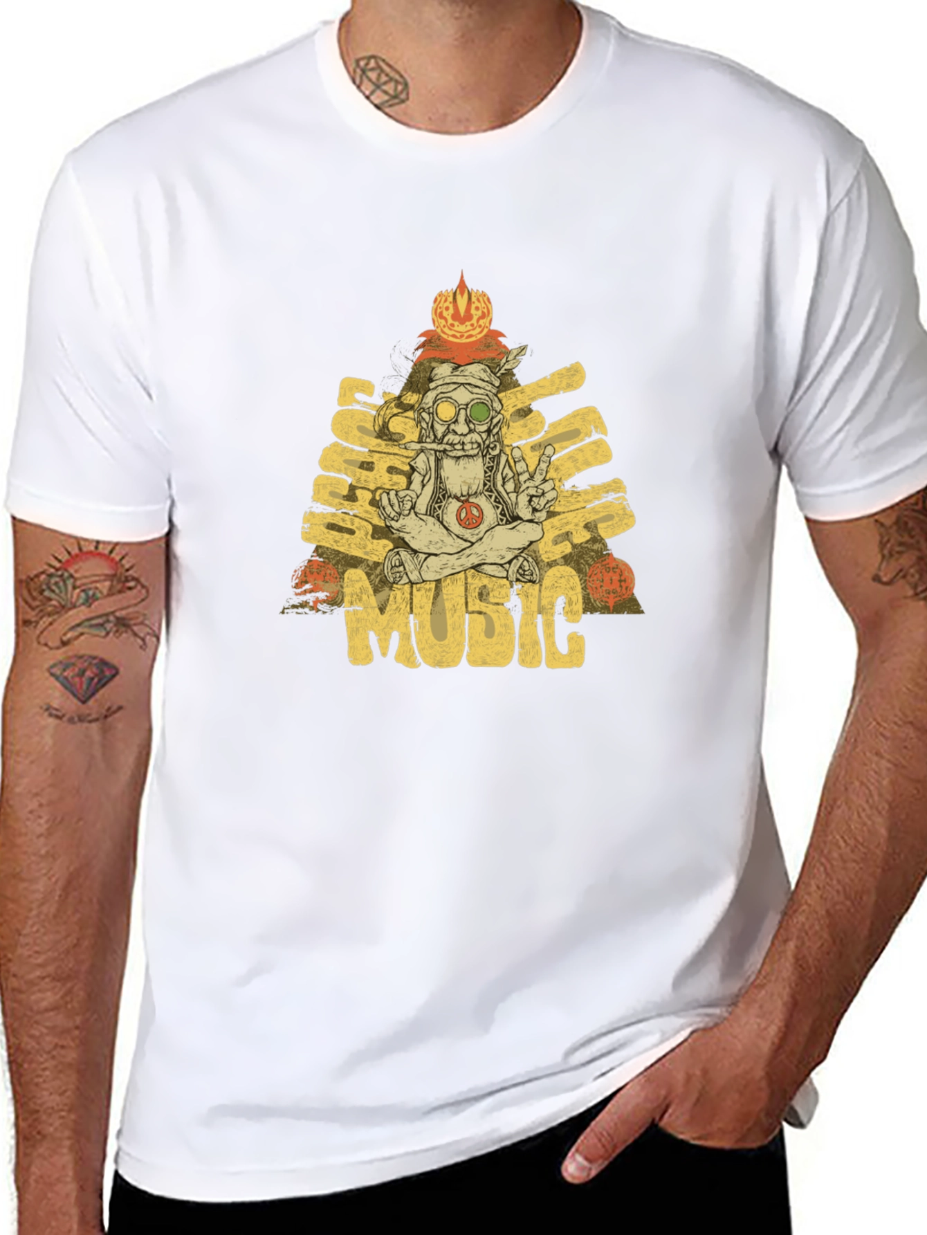 Black Hippie Music T-Shirt