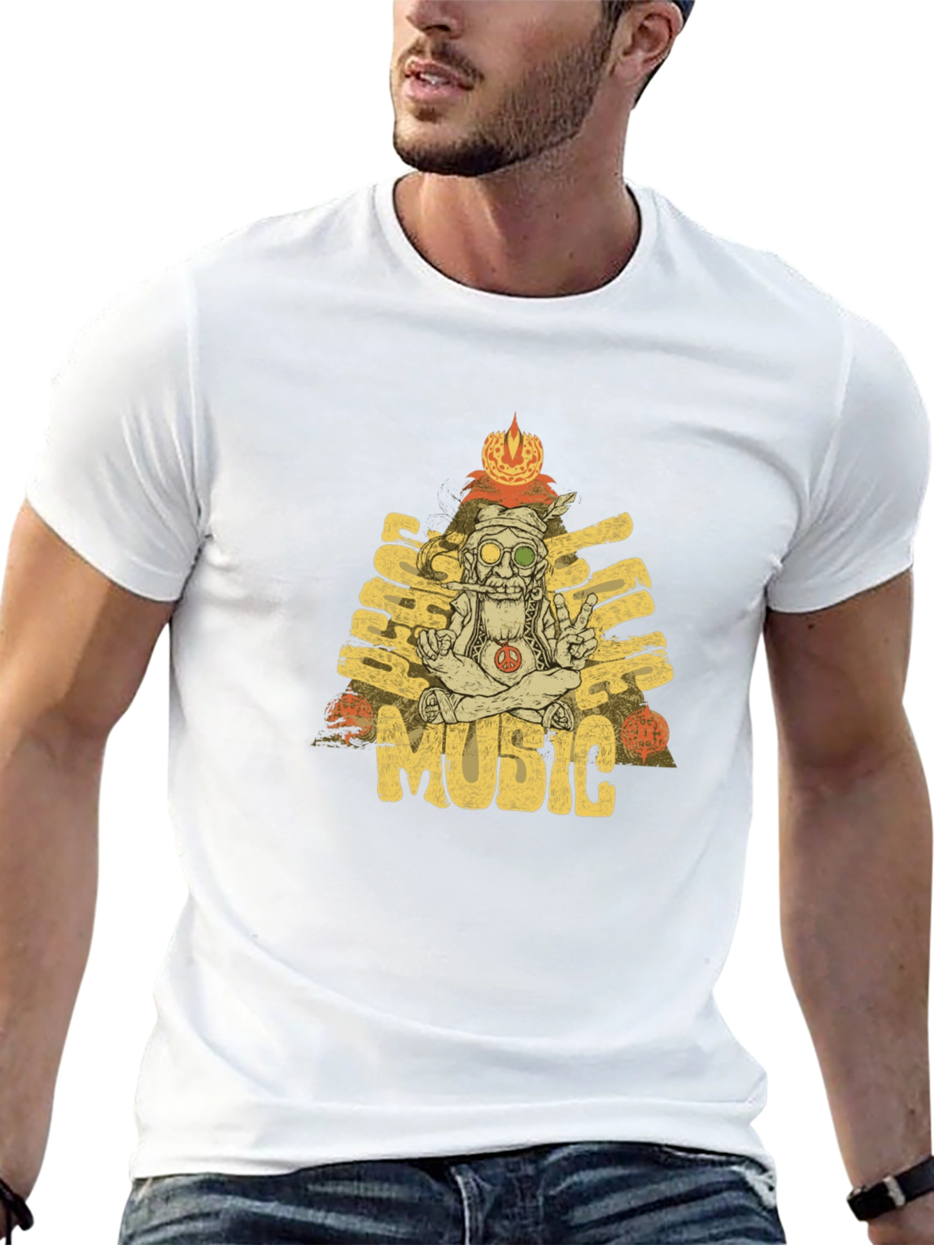 Black Hippie Music T-Shirt