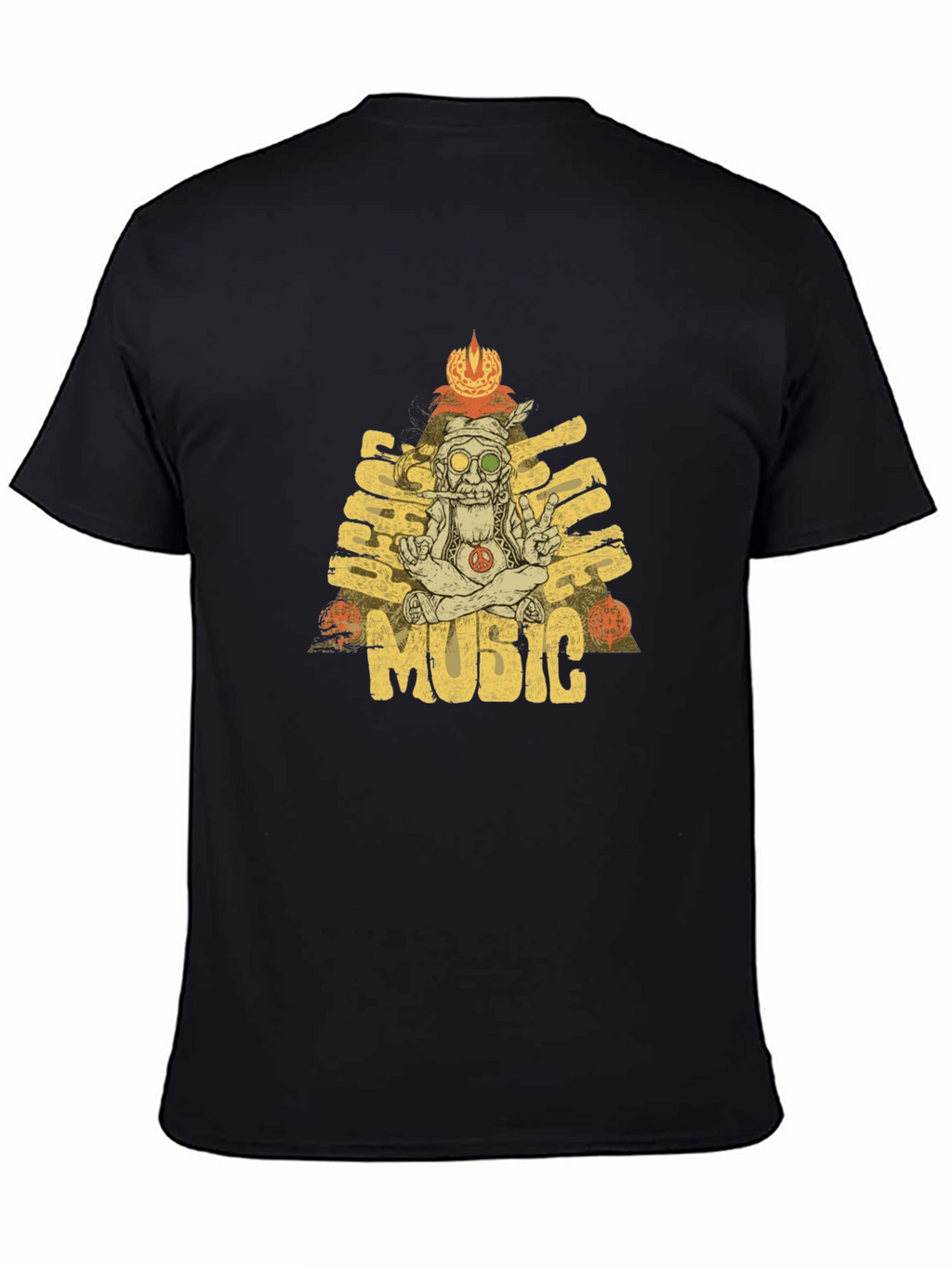 Black Hippie Music T-Shirt