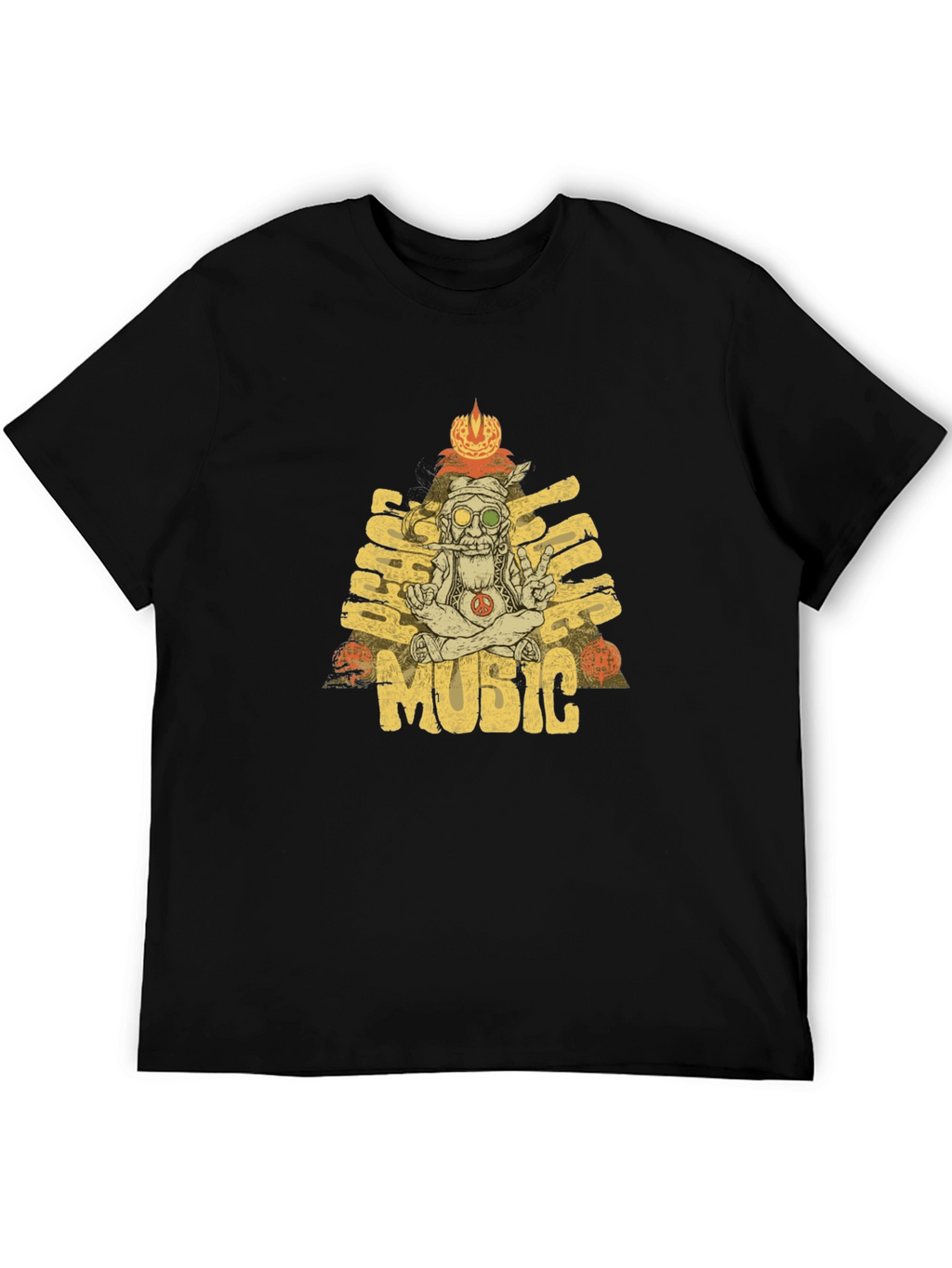 Black Hippie Music T-Shirt