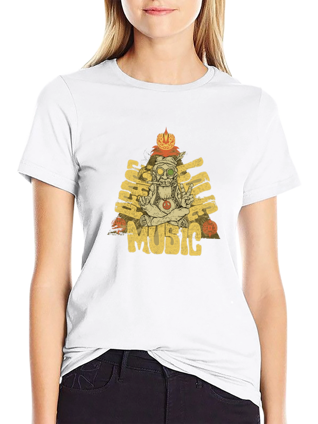 Black Hippie Music T-Shirt