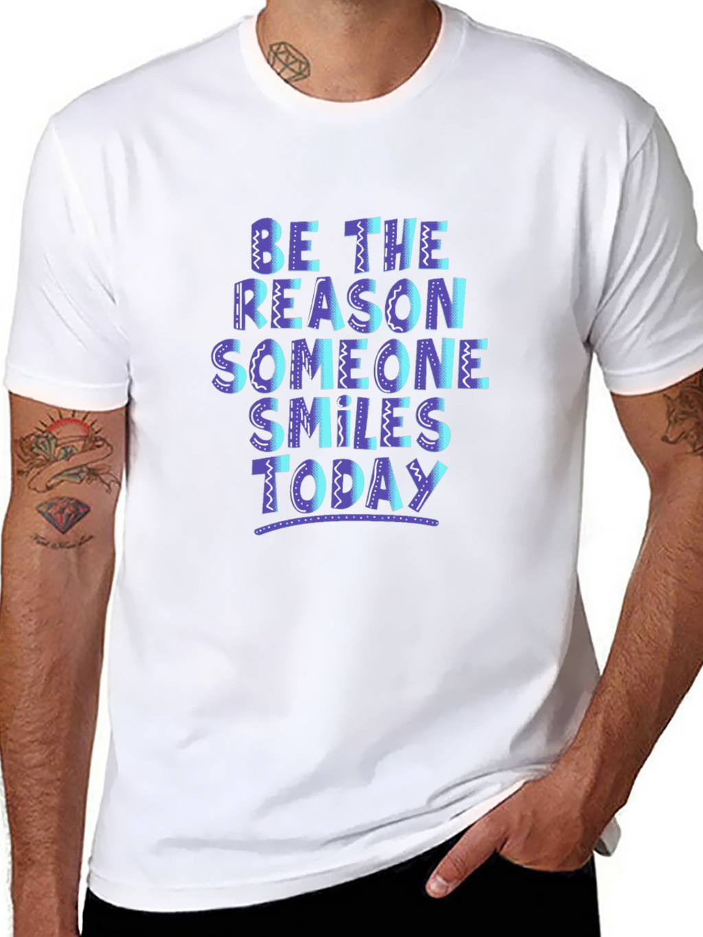 Inspirational Graphic Tee - Be the Reason Someone Smiles