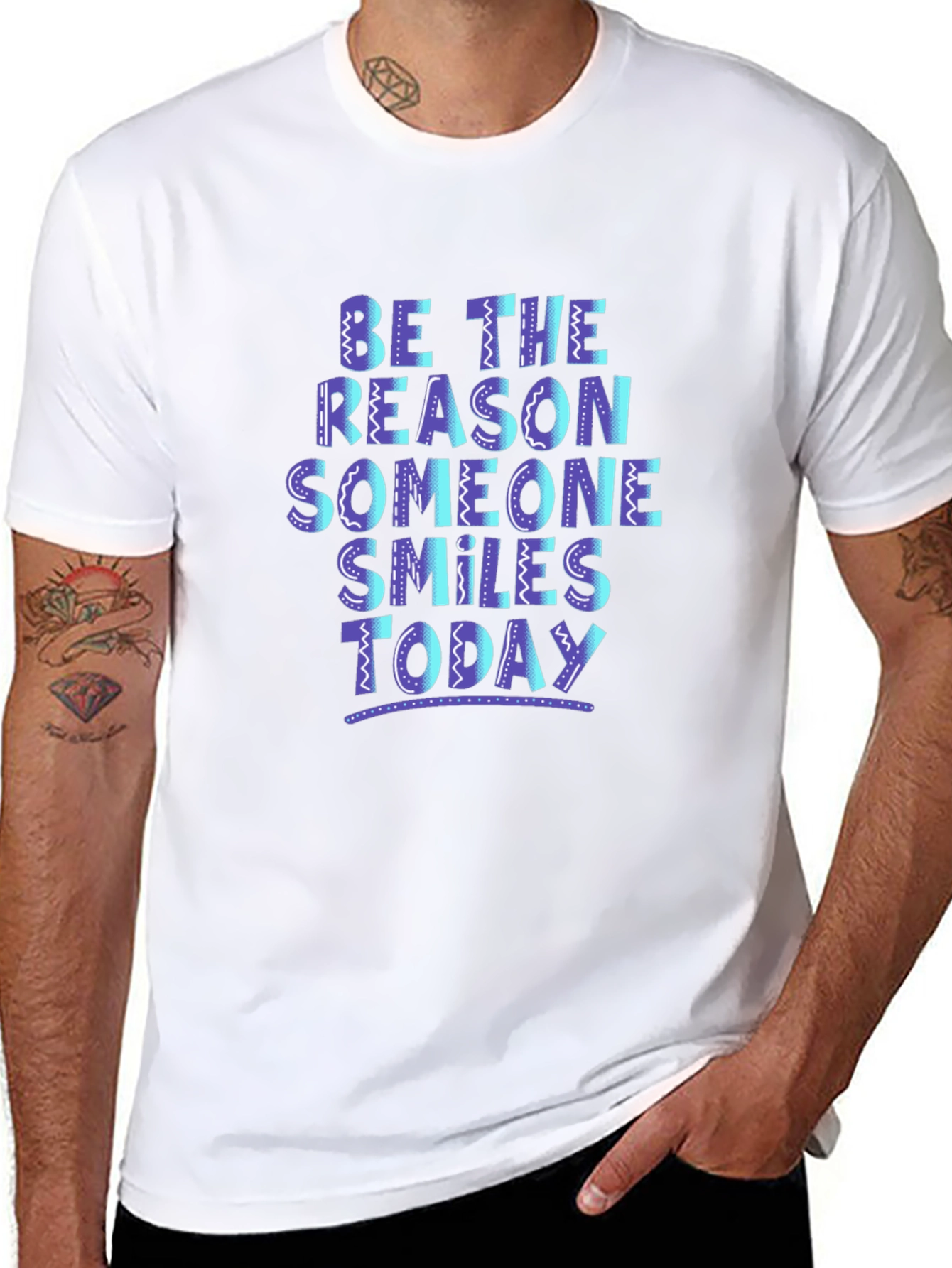 Inspirational Graphic Tee - Be the Reason Someone Smiles
