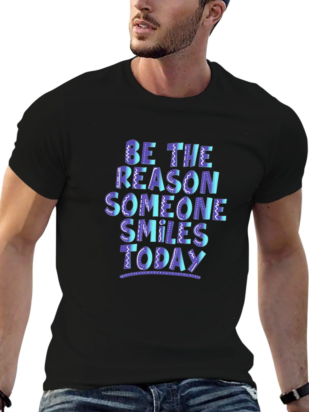 Inspirational Graphic Tee - Be the Reason Someone Smiles