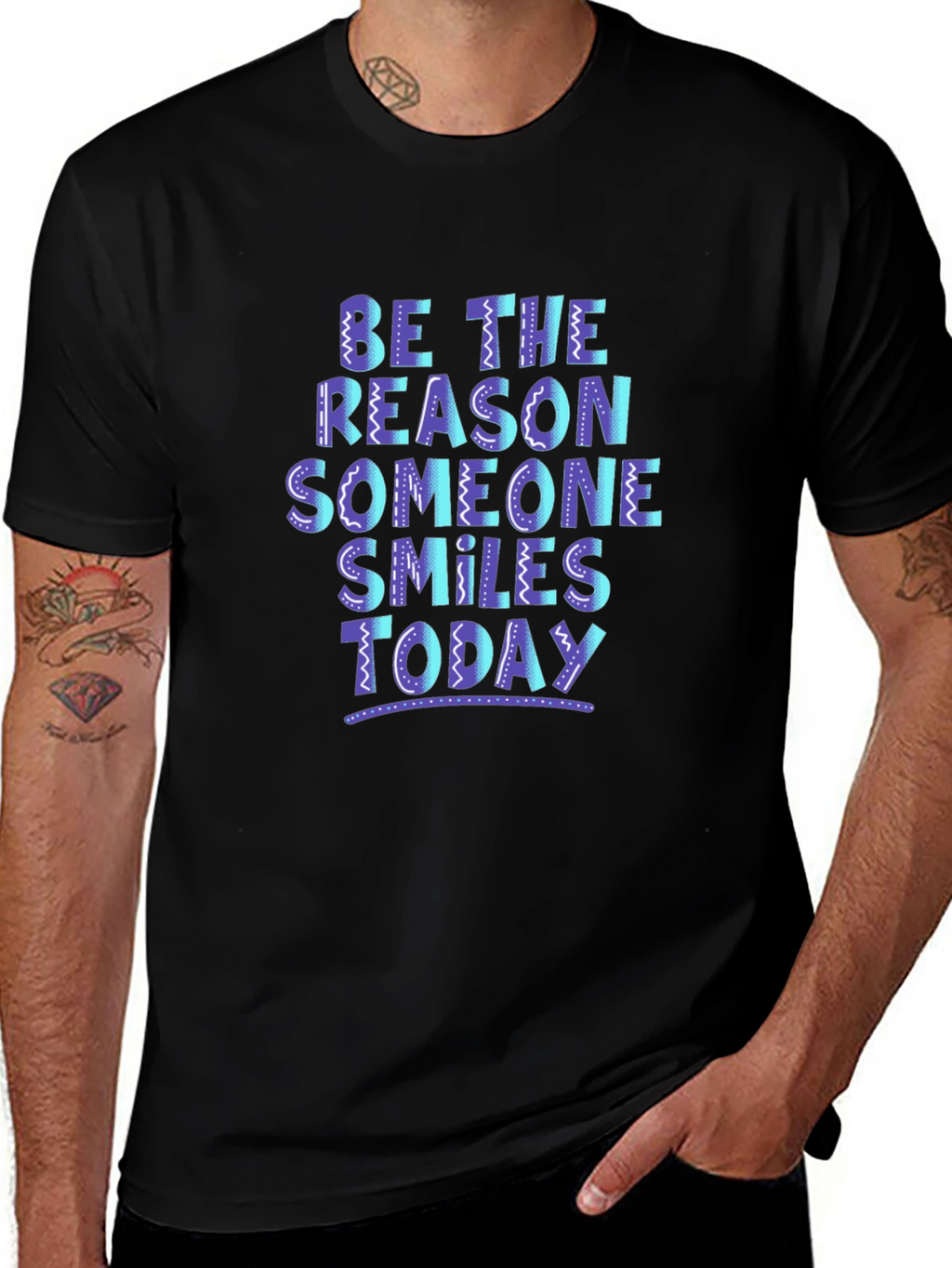 Inspirational Graphic Tee - Be the Reason Someone Smiles