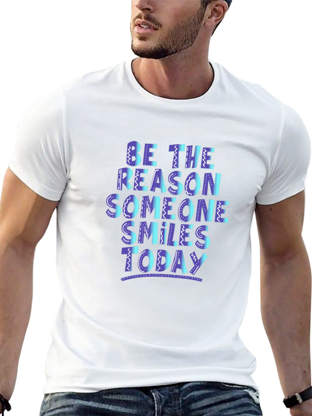 Inspirational Graphic Tee - Be the Reason Someone Smiles