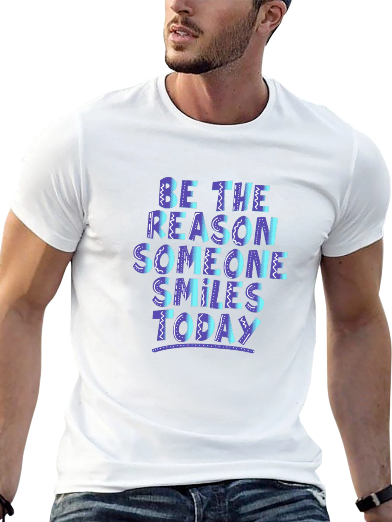 Inspirational Graphic Tee - Be the Reason Someone Smiles