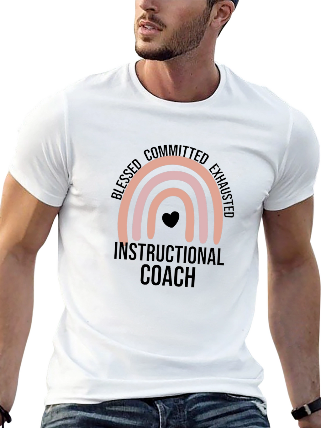 Blessed Instructional Coach Black T-Shirt