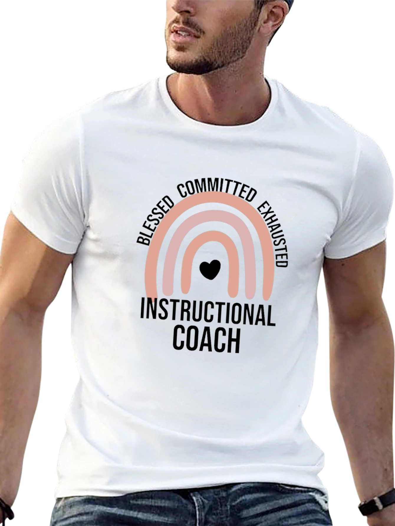 Blessed Instructional Coach Black T-Shirt