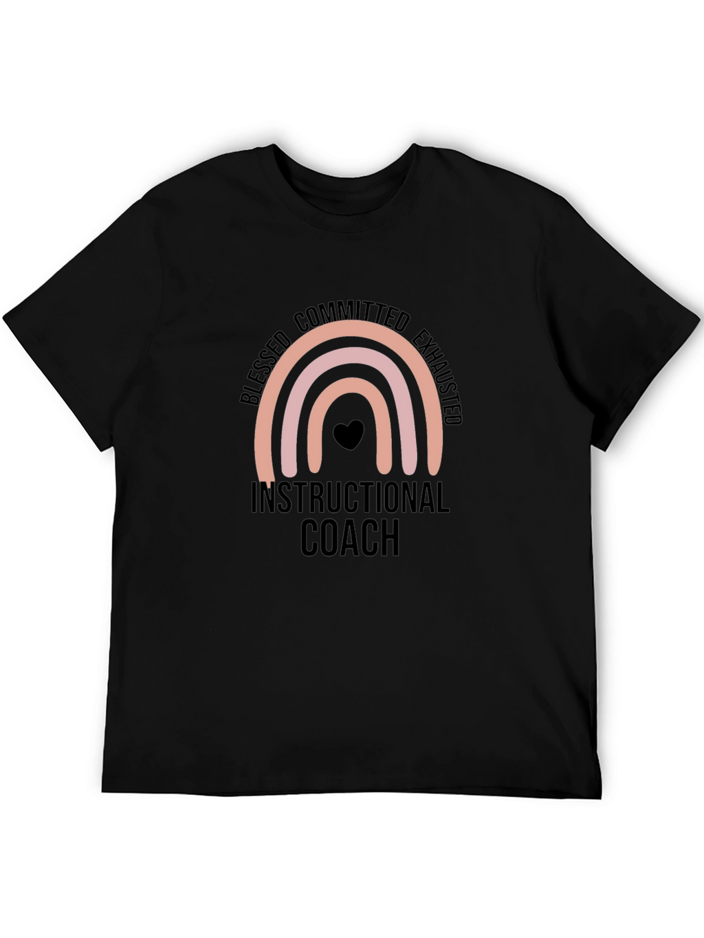 Blessed Instructional Coach Black T-Shirt