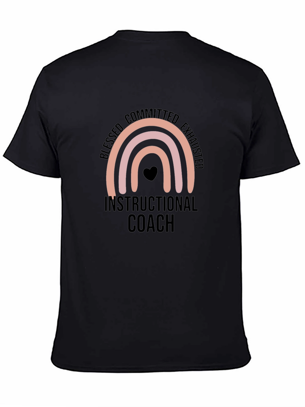 Blessed Instructional Coach Black T-Shirt
