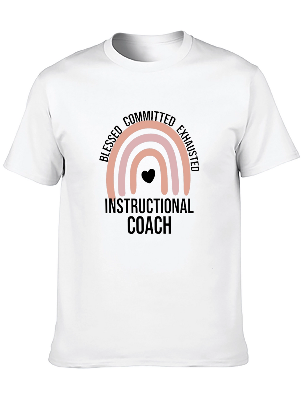Blessed Instructional Coach Black T-Shirt