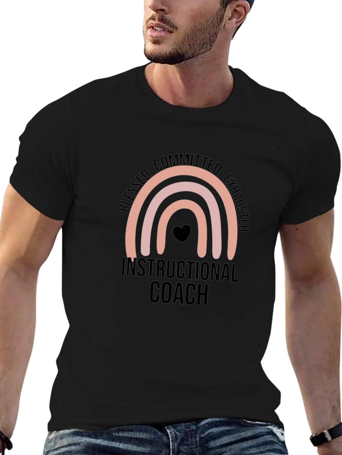 Blessed Instructional Coach Black T-Shirt