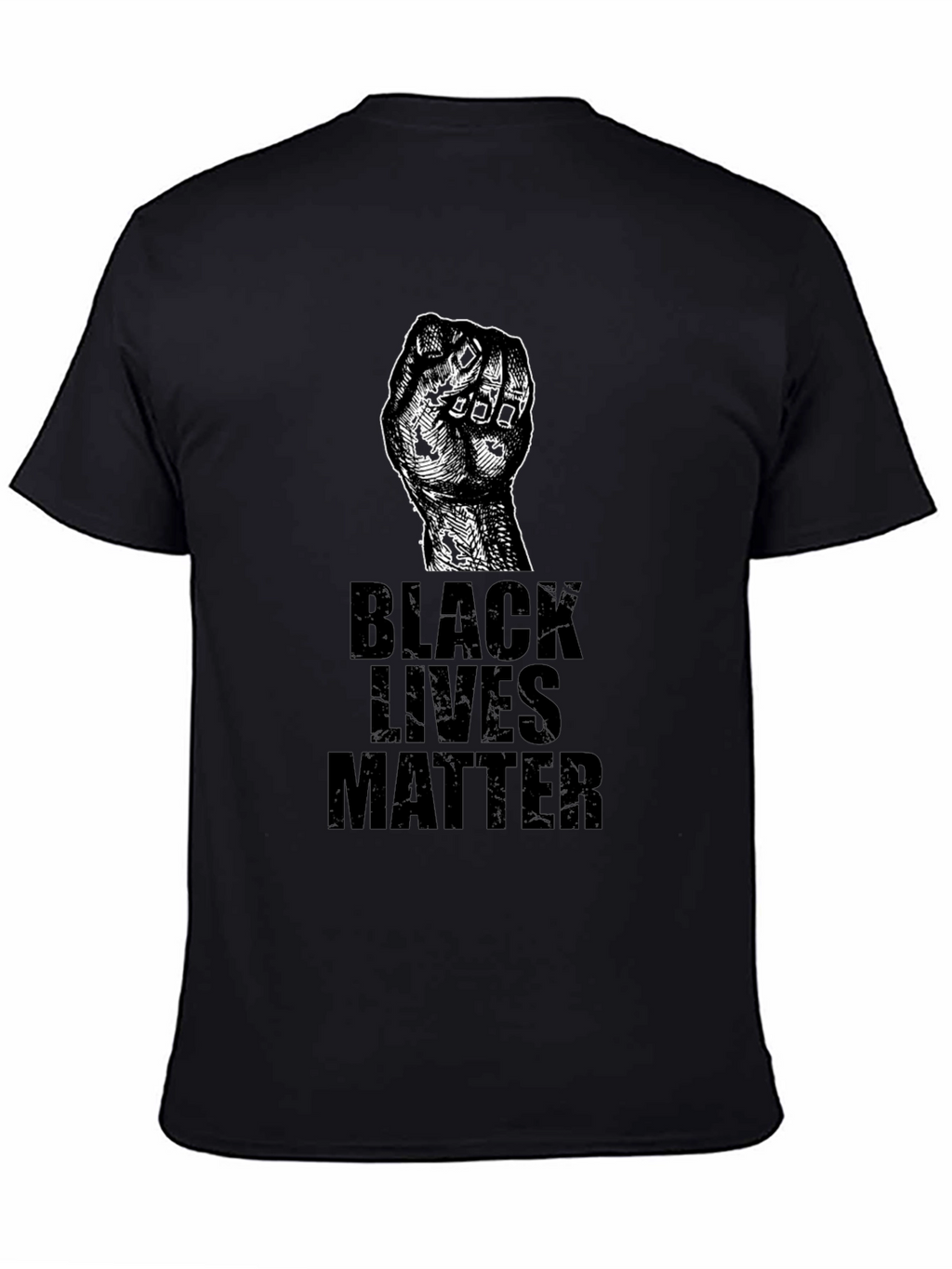 Black Lives Matter Fist Graphic Tee