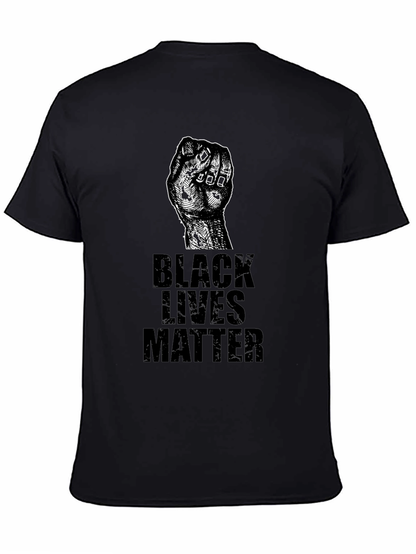 Black Lives Matter Fist Graphic Tee