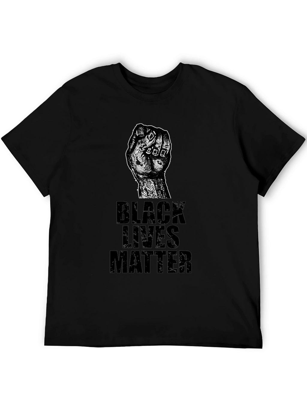 Black Lives Matter Fist Graphic Tee