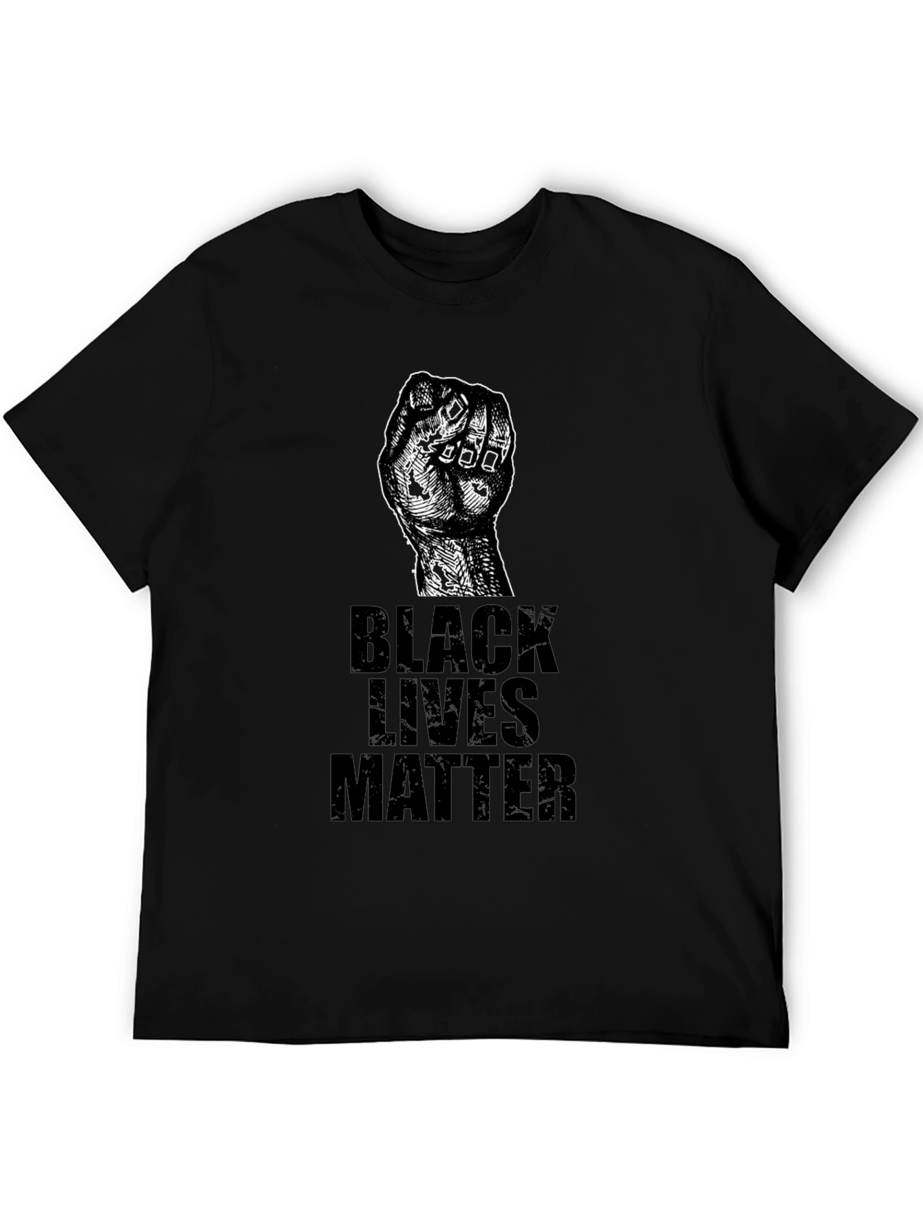 Black Lives Matter Fist Graphic Tee