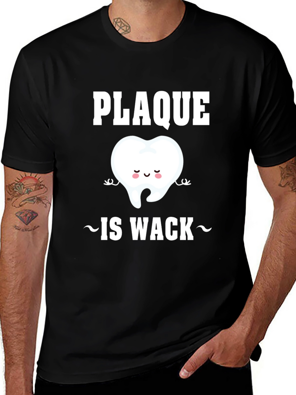 Plaque Is Wack T-Shirt Funny Dental Tee