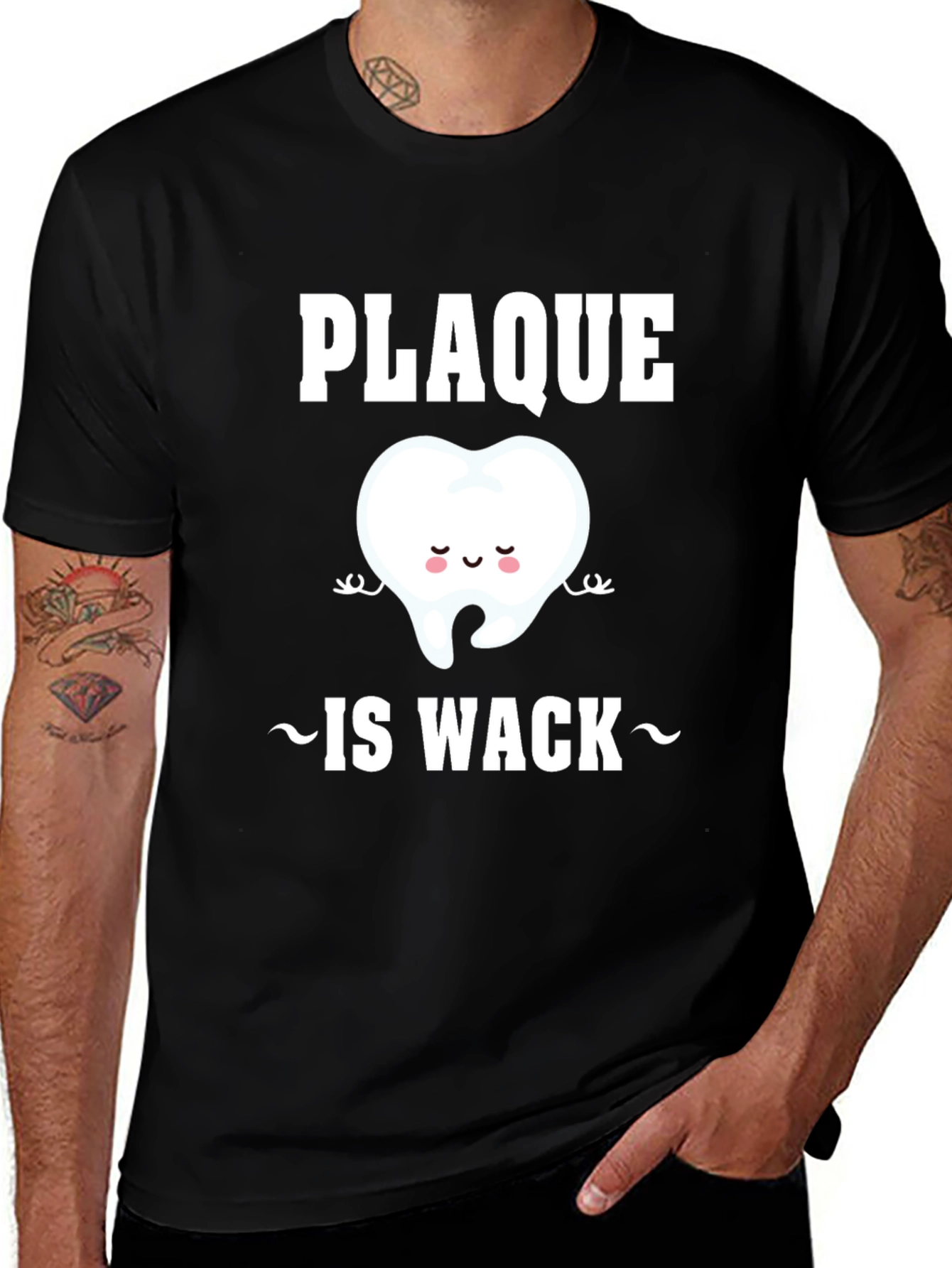 Plaque Is Wack T-Shirt Funny Dental Tee