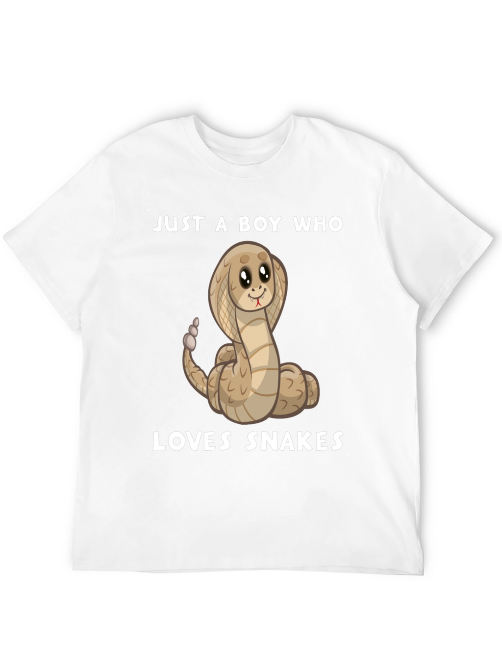 Boys Snake Lover T-Shirt - Cute Cartoon Cobra