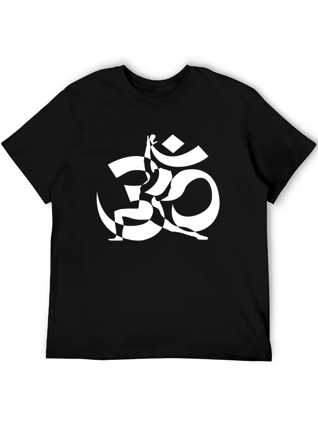 Yoga Om Graphic Black T-Shirt