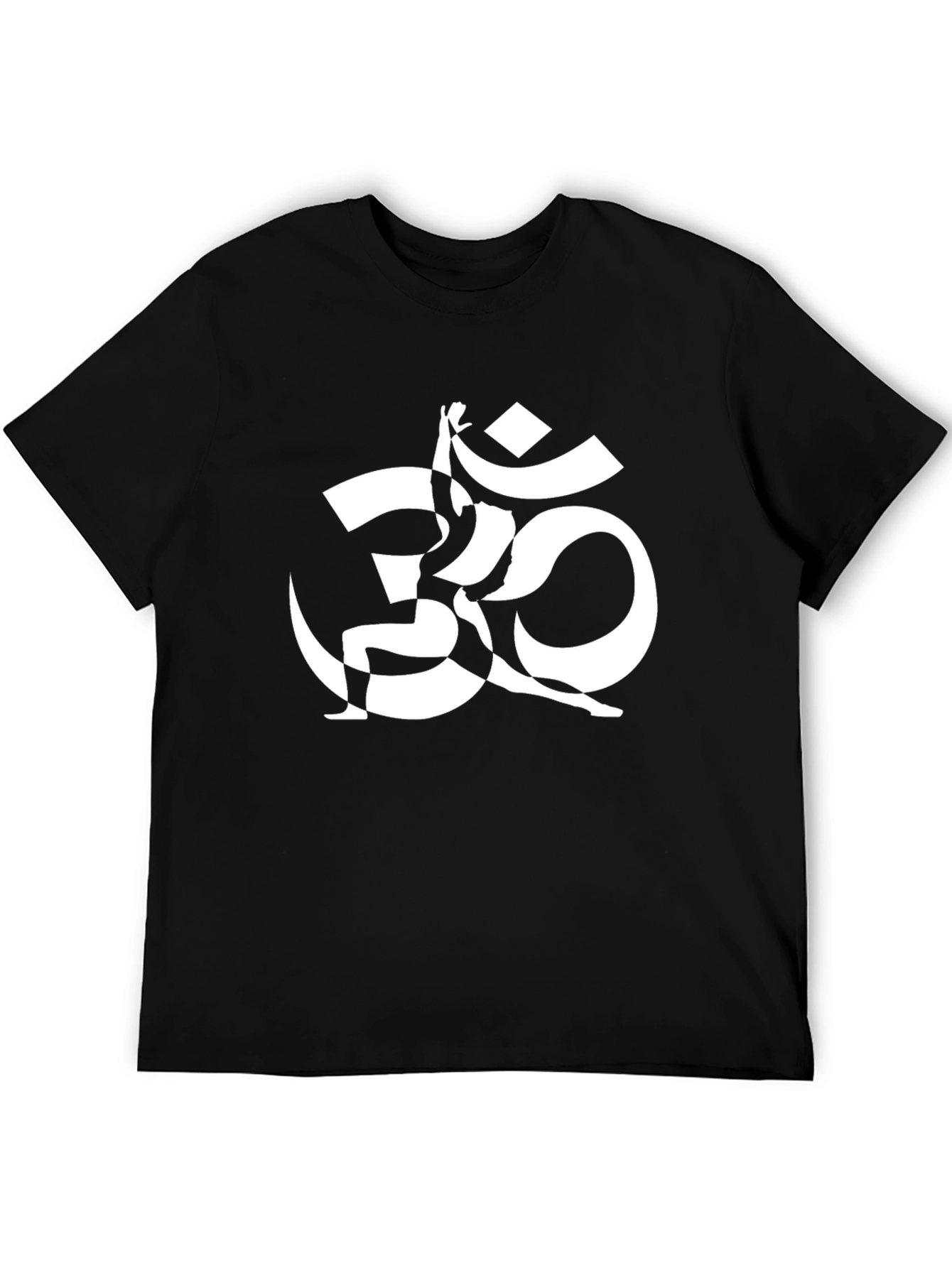 Yoga Om Graphic Black T-Shirt