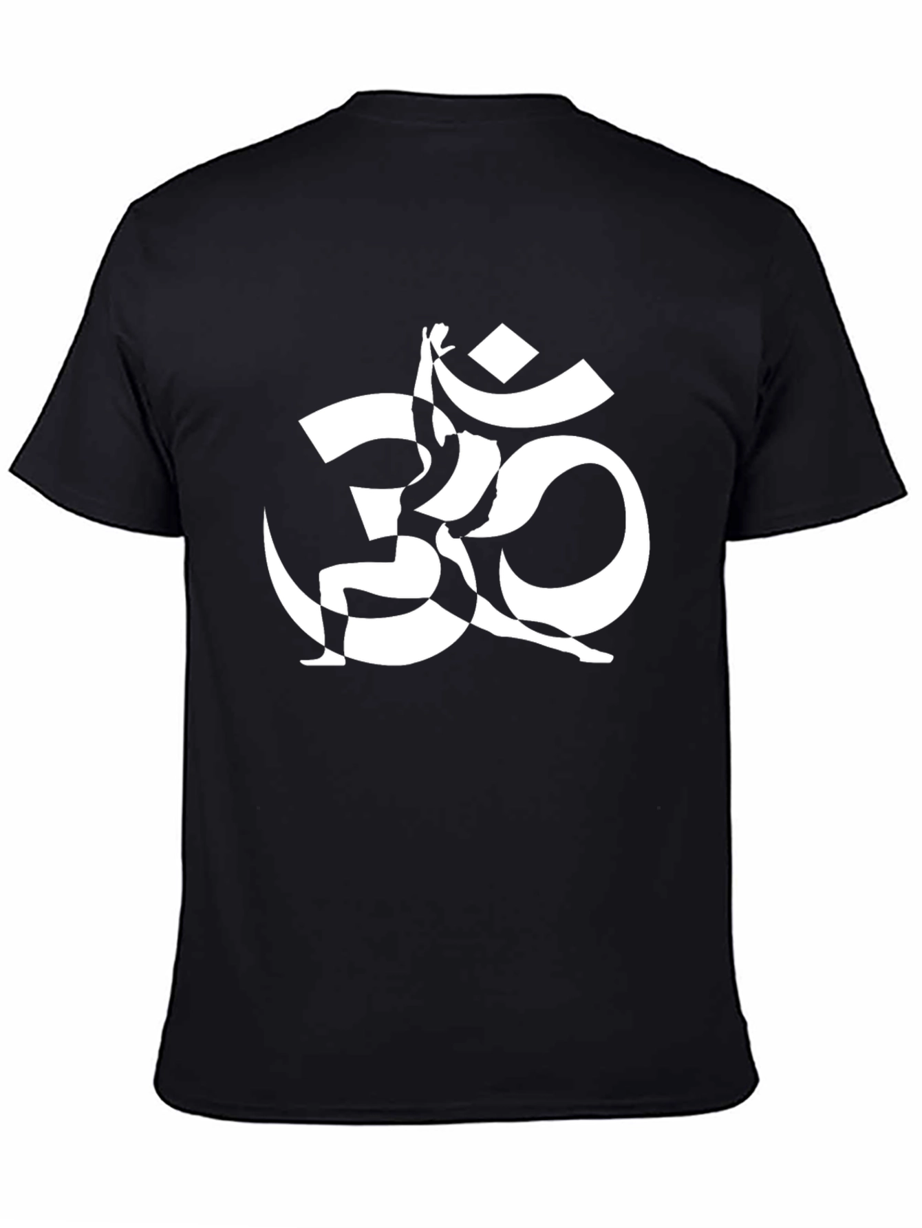 Yoga Om Graphic Black T-Shirt