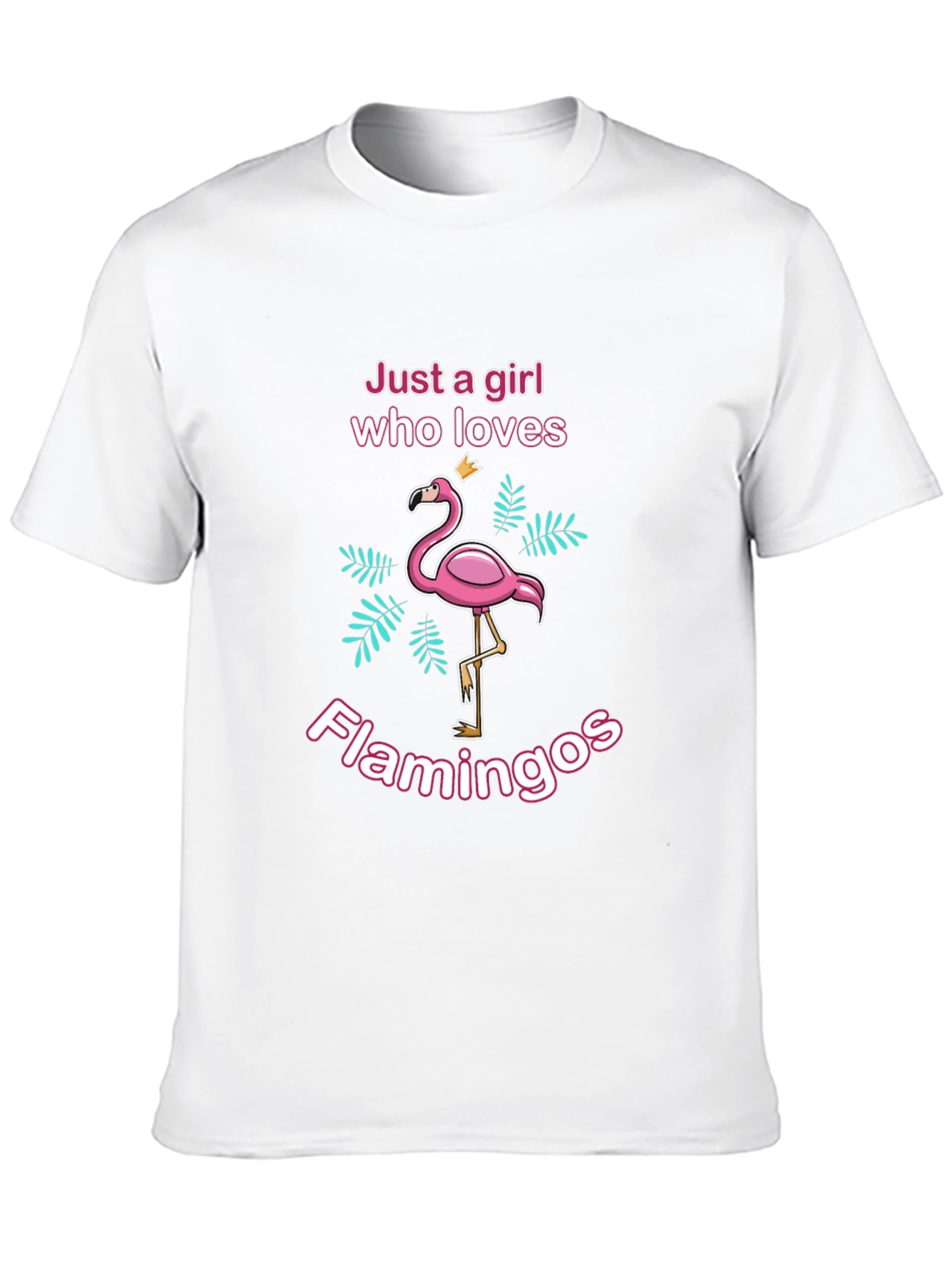 Just A Girl Who Loves Flamingos T-Shirt