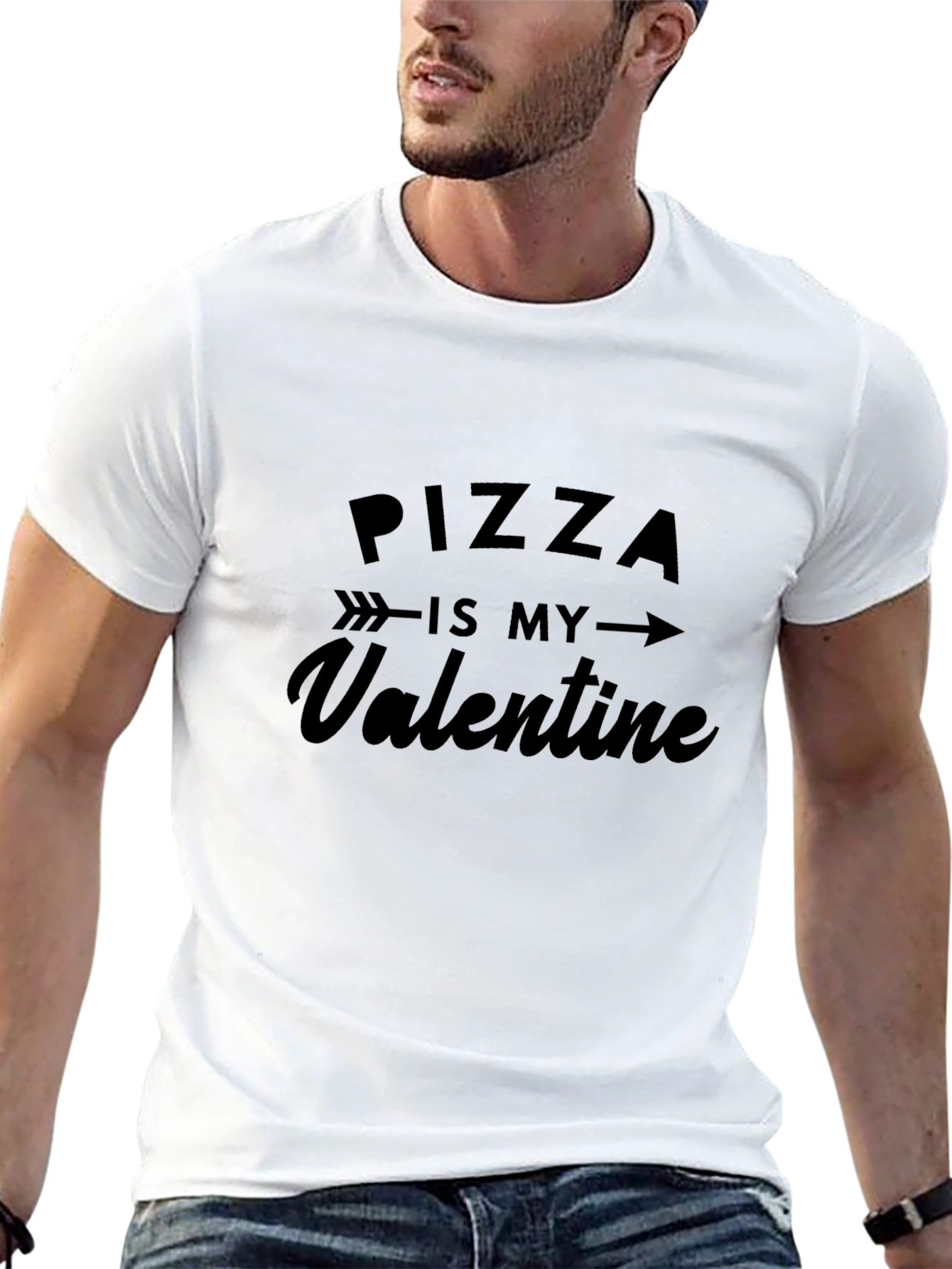Pizza is My Valentine - Graphic T-Shirt