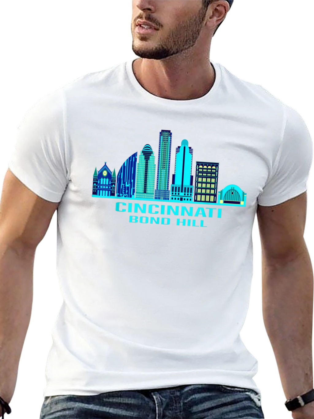 Cincinnati Skyline T-Shirt - Bond Hill