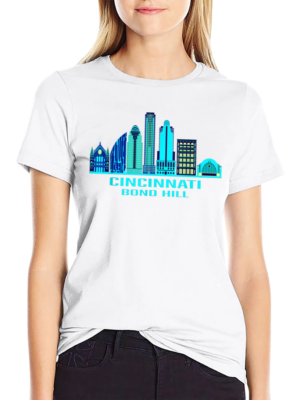 Cincinnati Skyline T-Shirt - Bond Hill