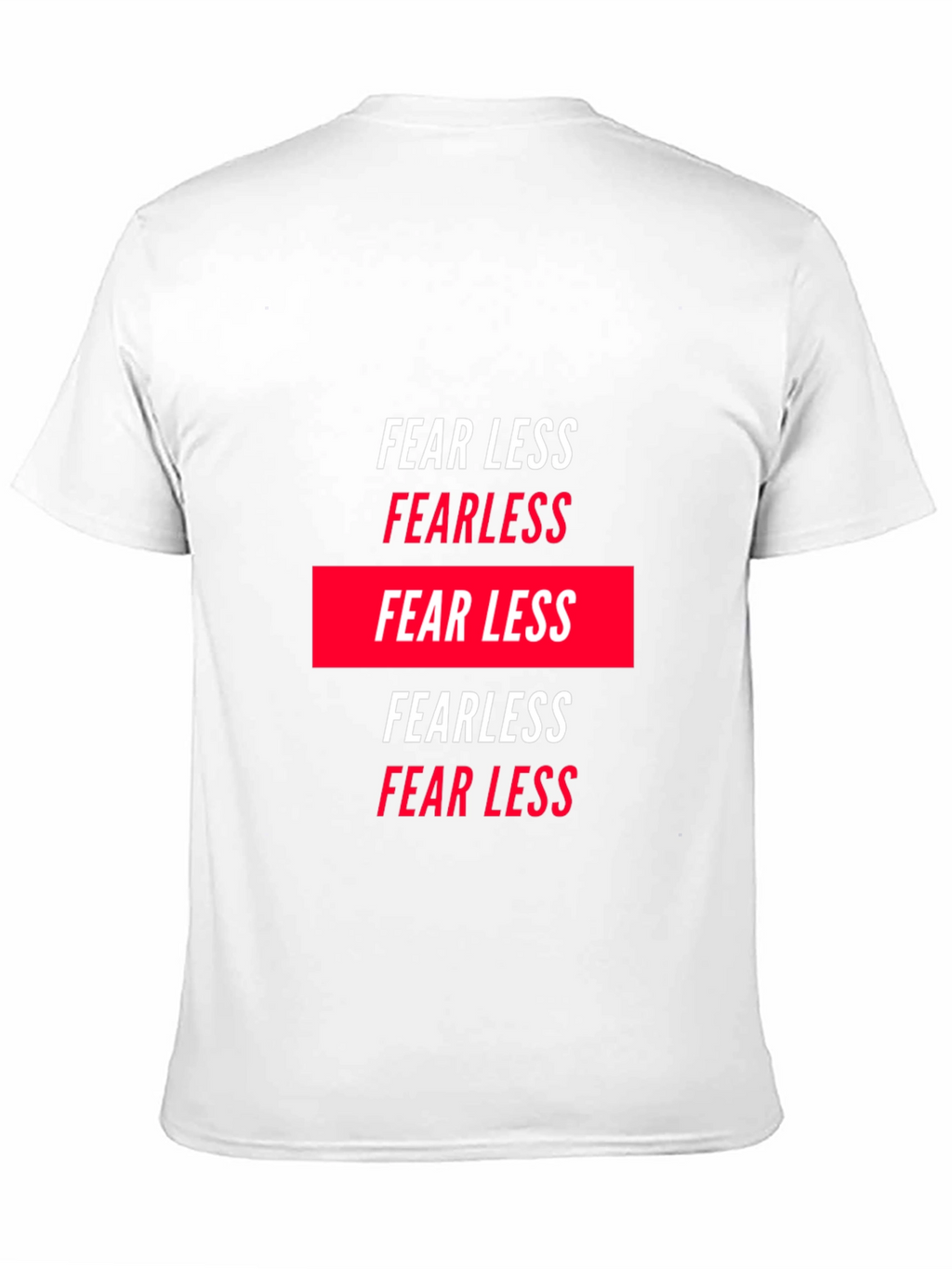 Fearless Graphic Tee - Black Crew Neck T-Shirt