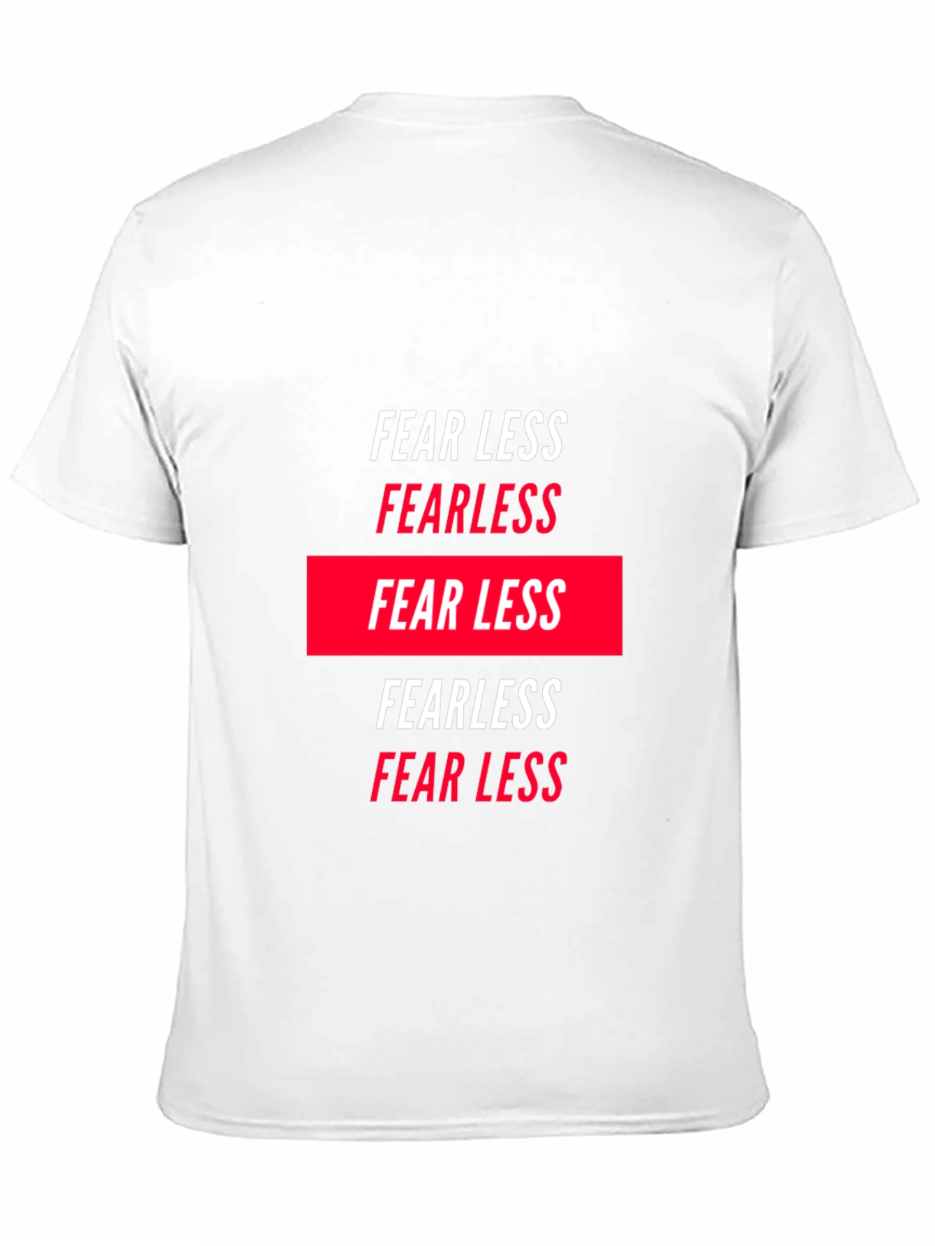 Fearless Graphic Tee - Black Crew Neck T-Shirt